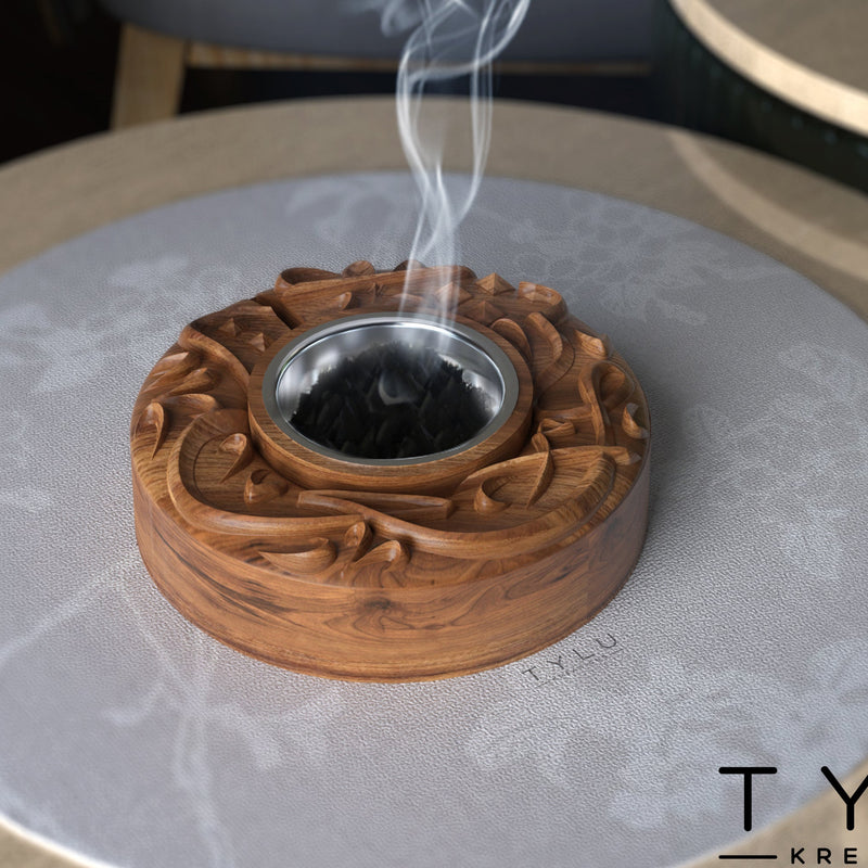 3D Round Madkhan Burner