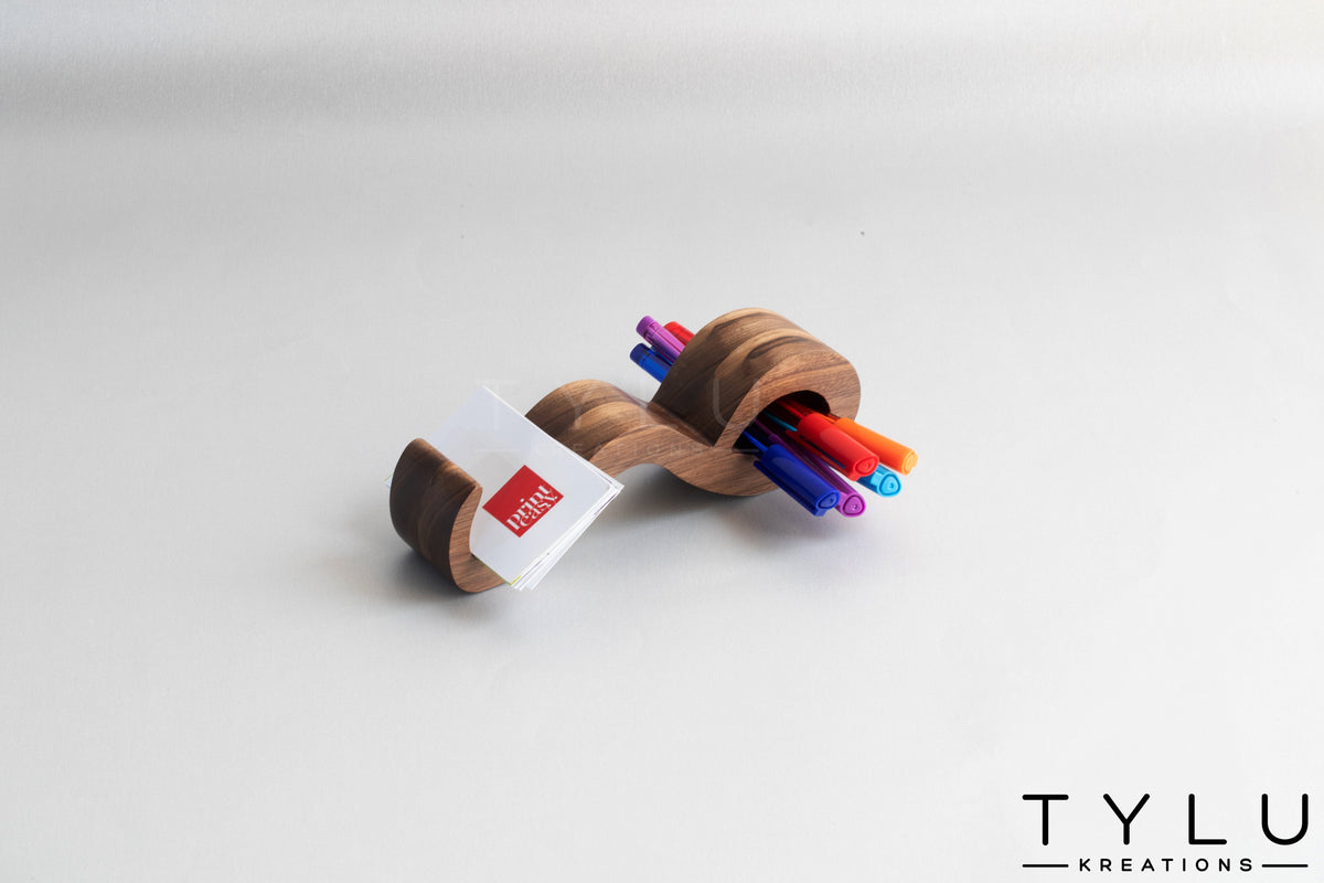 Letter Based Pen & Card Holder