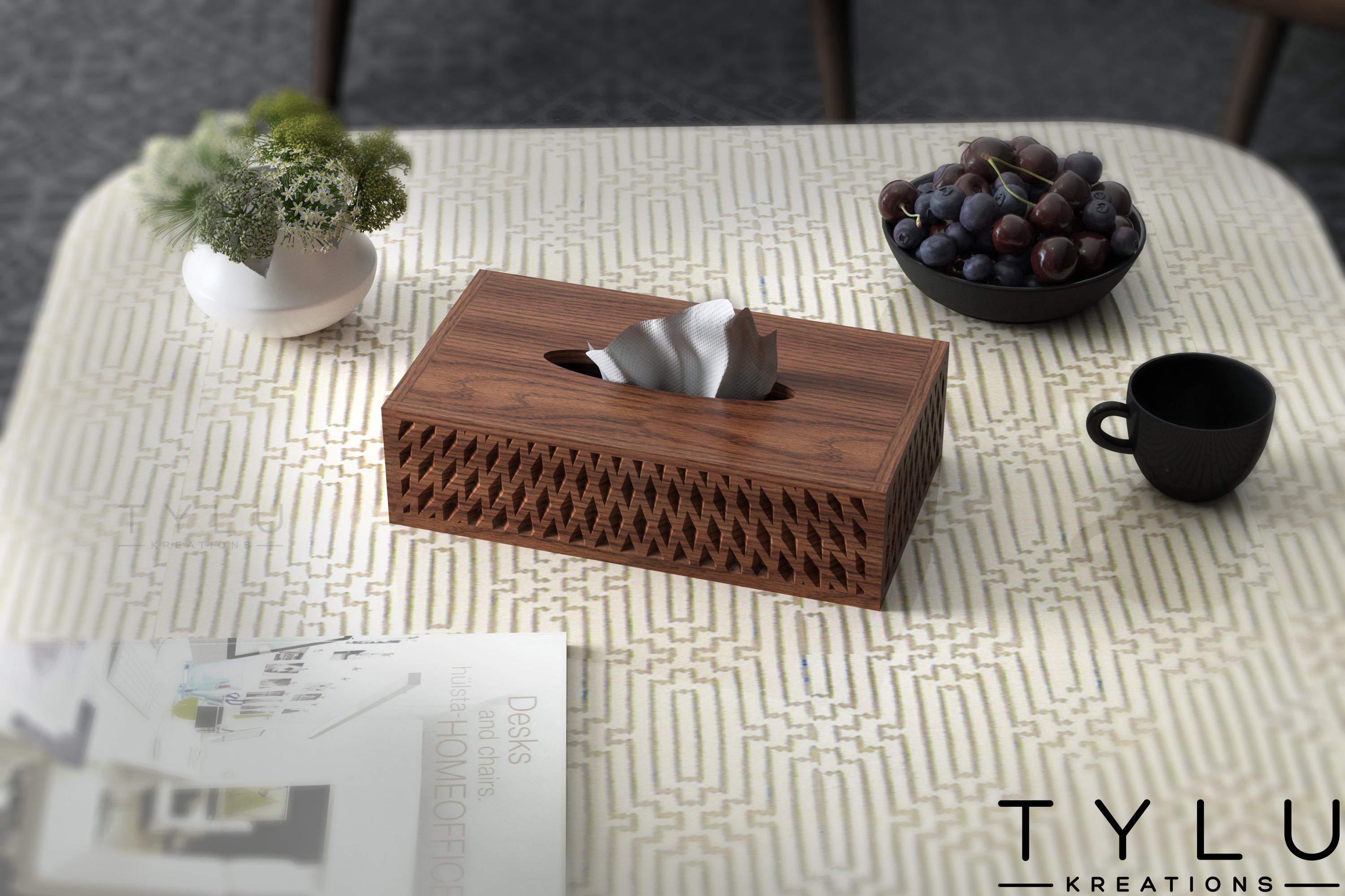 Diamond Tissue Box