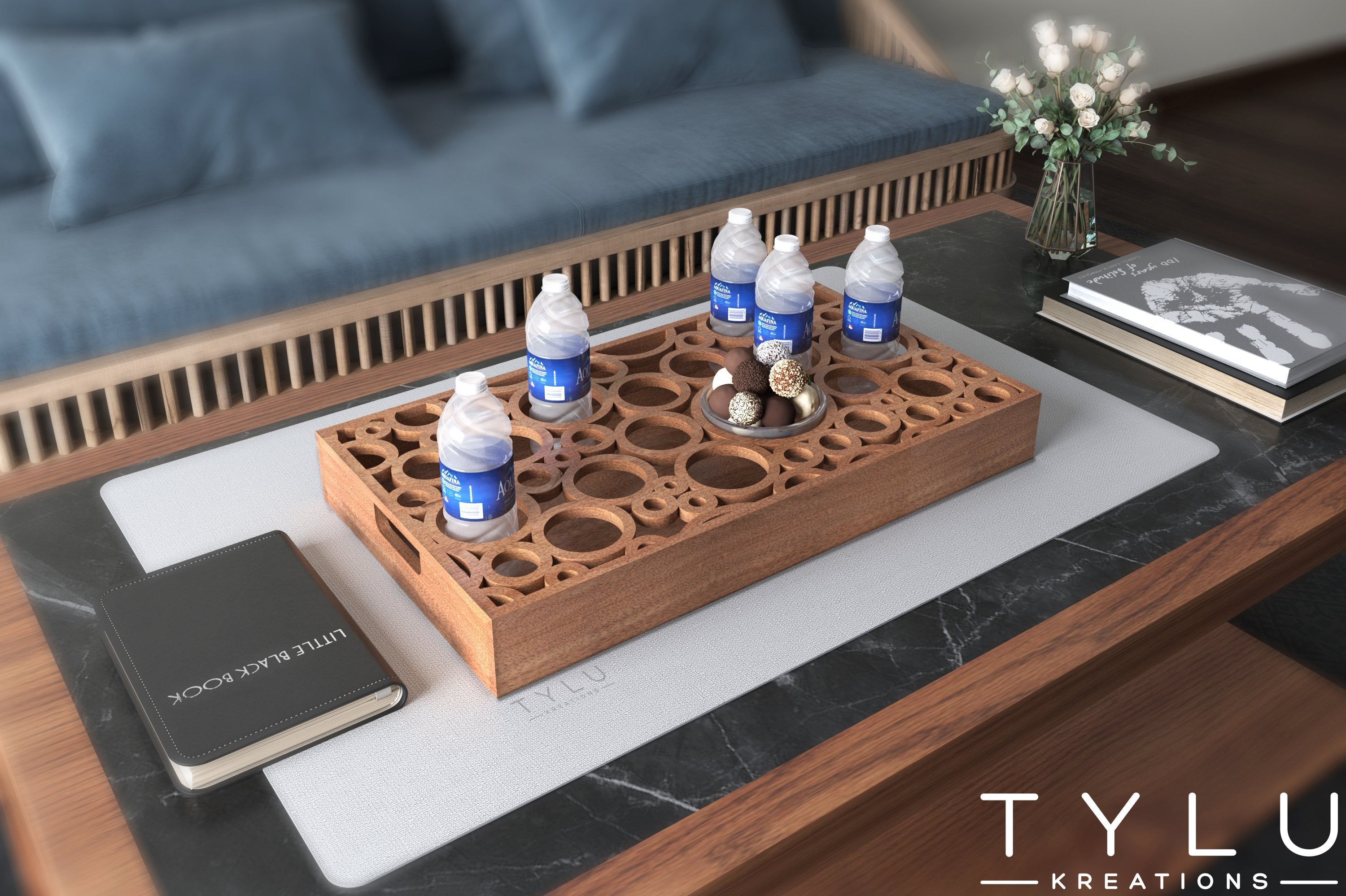 Bubbles Serving Tray