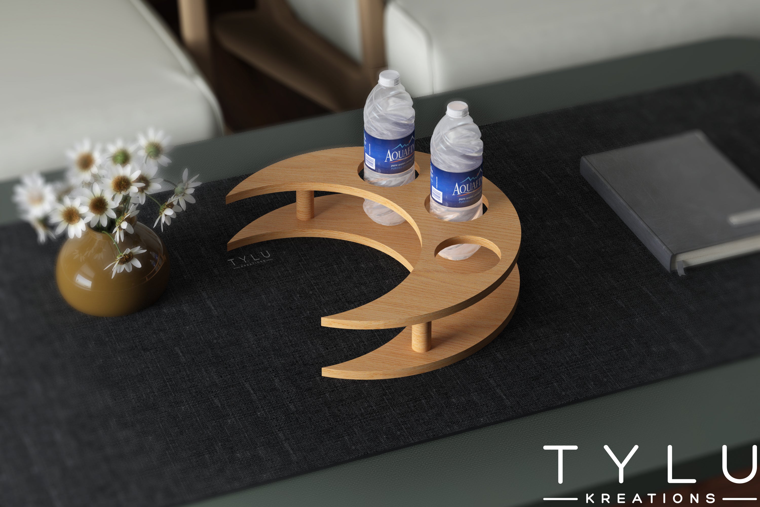 Crescent Bottle Holder