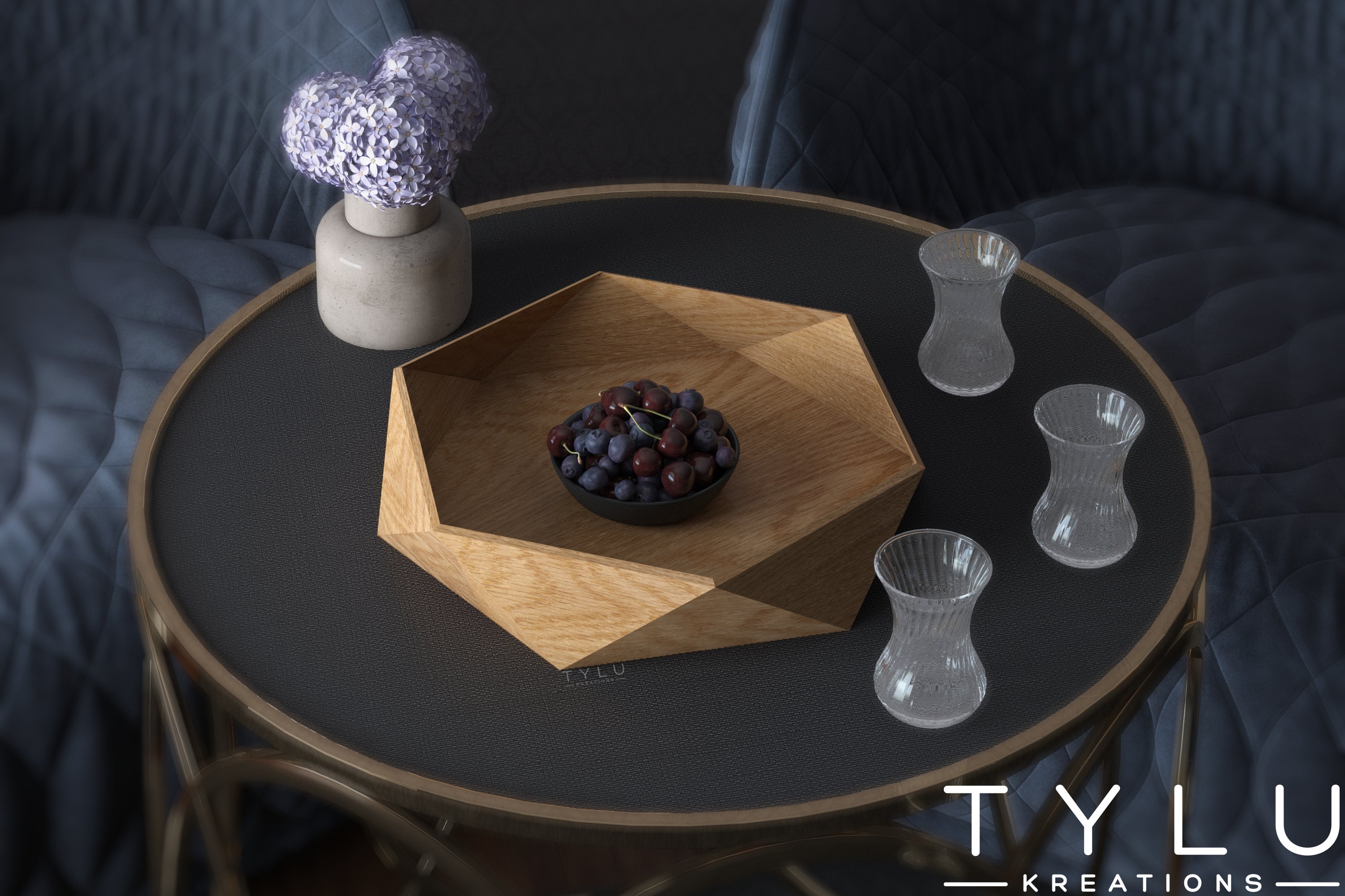 Hexa Serving Tray