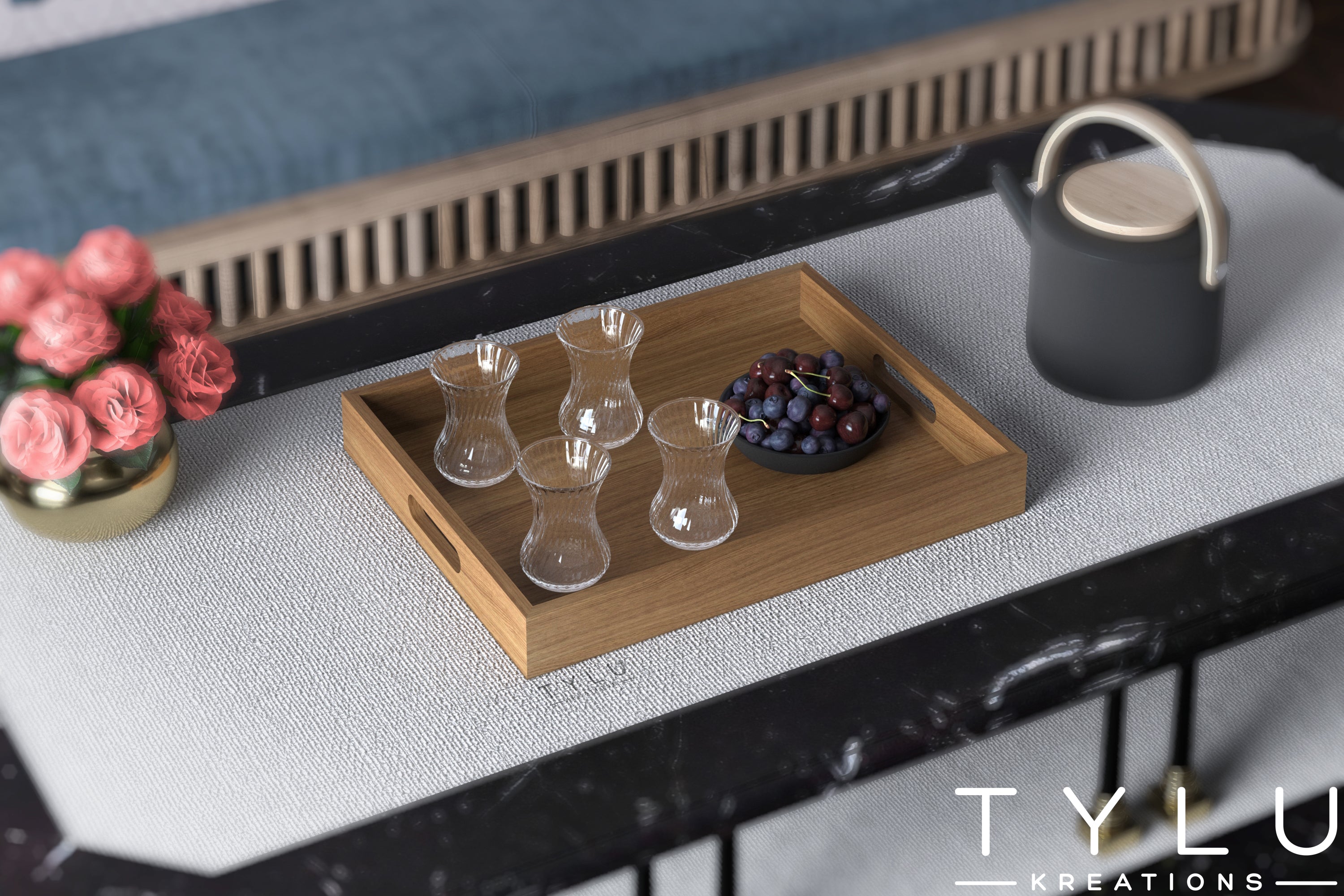 Box Serving Tray