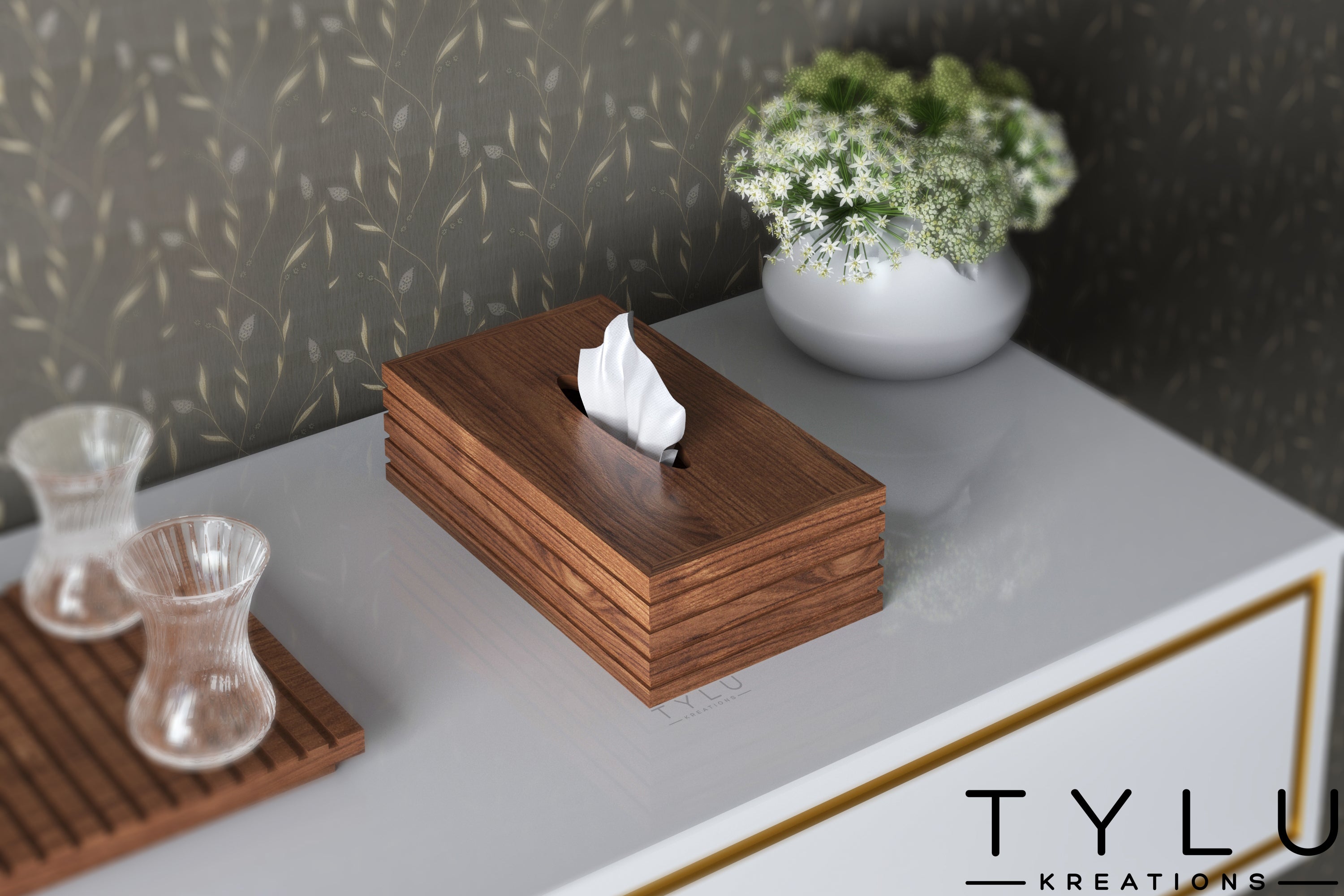 Groove Tissue Box