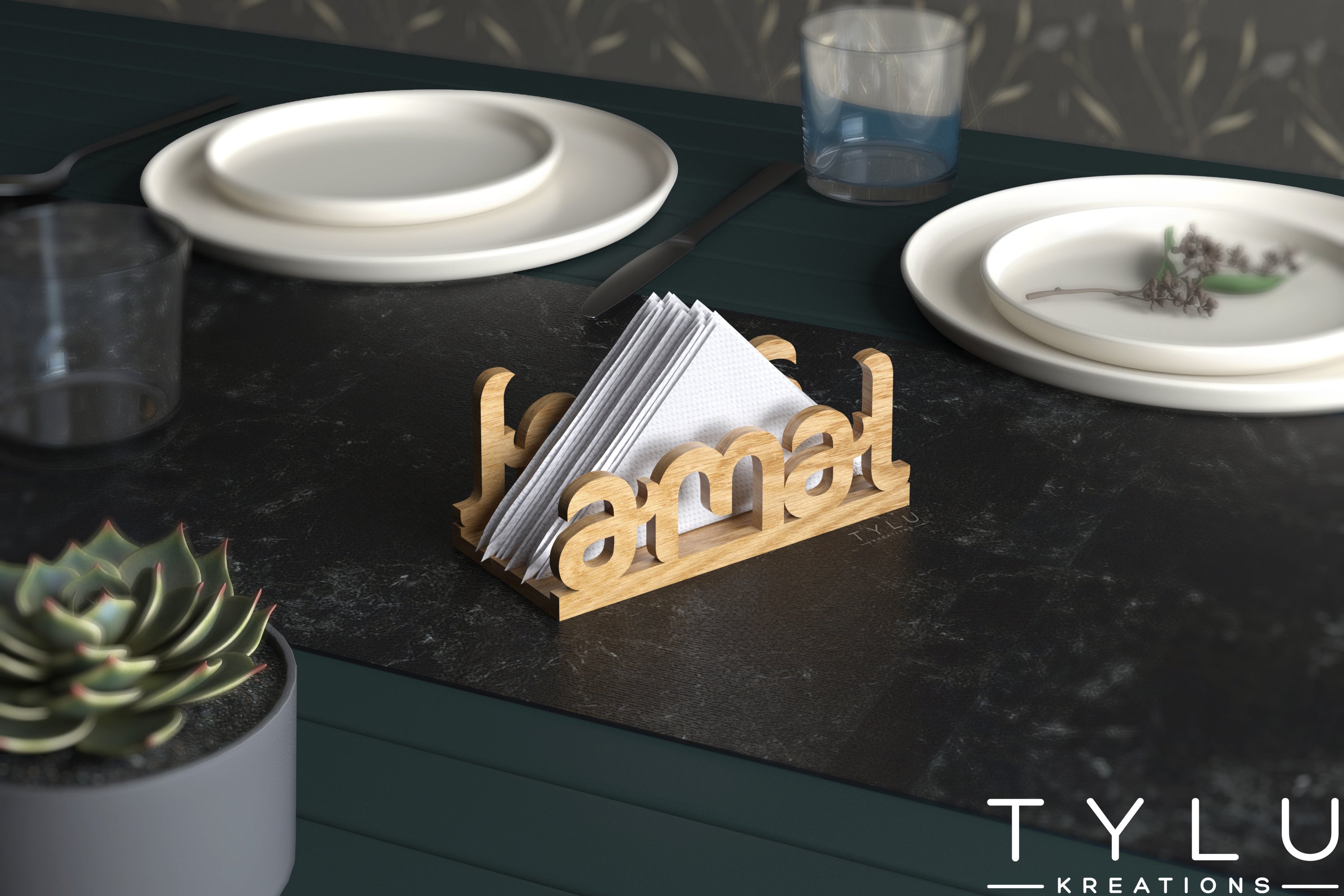 Amal Napkin Holder