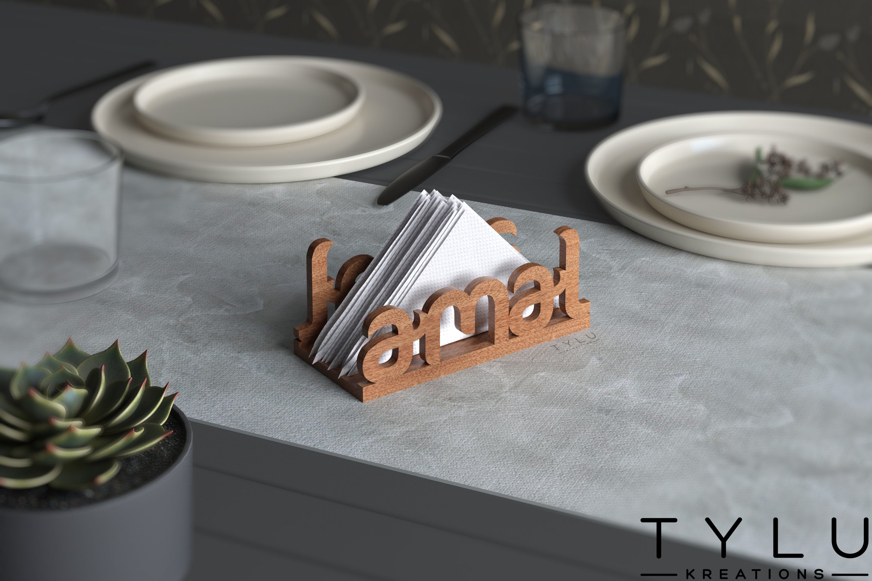 Amal Napkin Holder