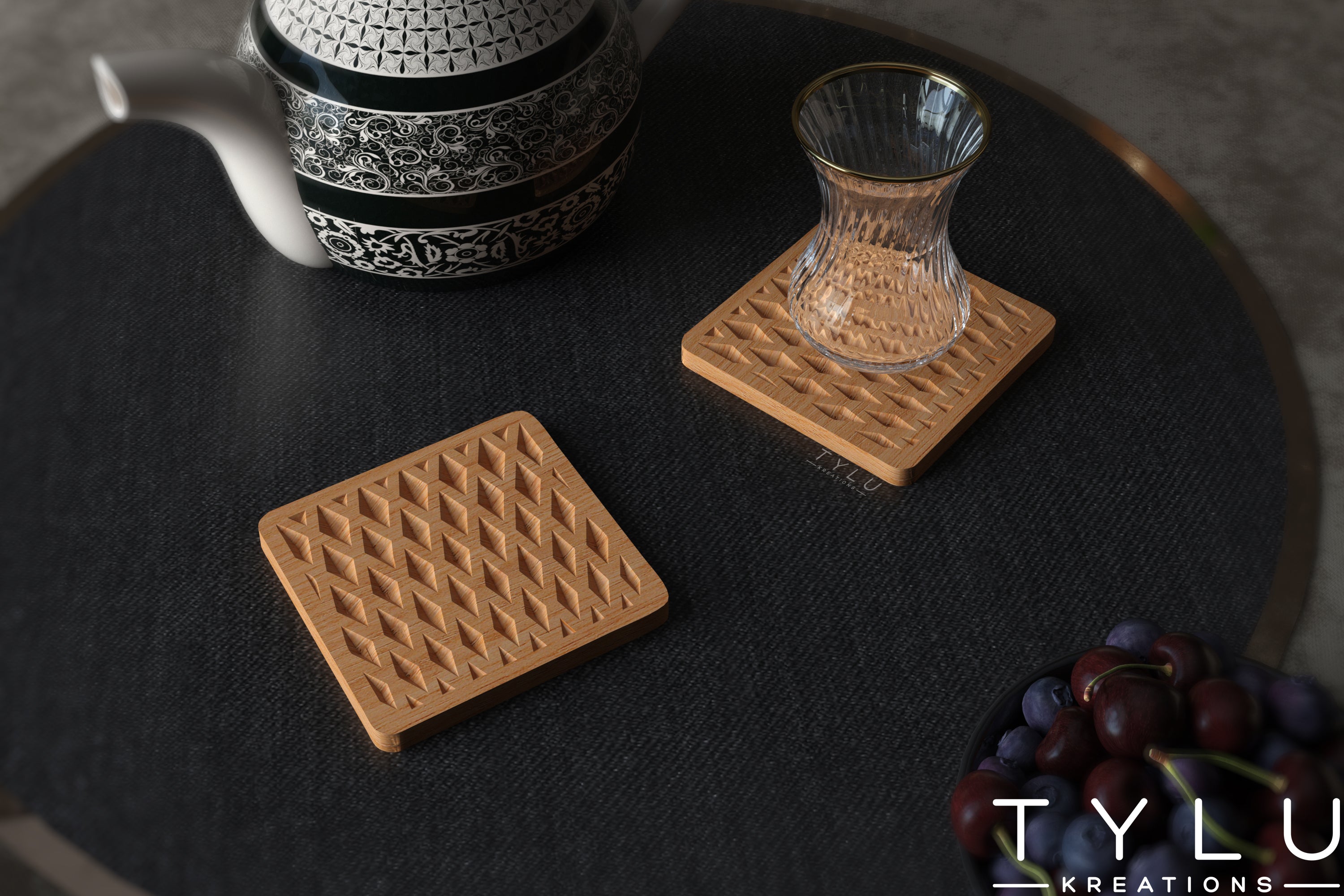 Diamond Coaster (Set of 2)