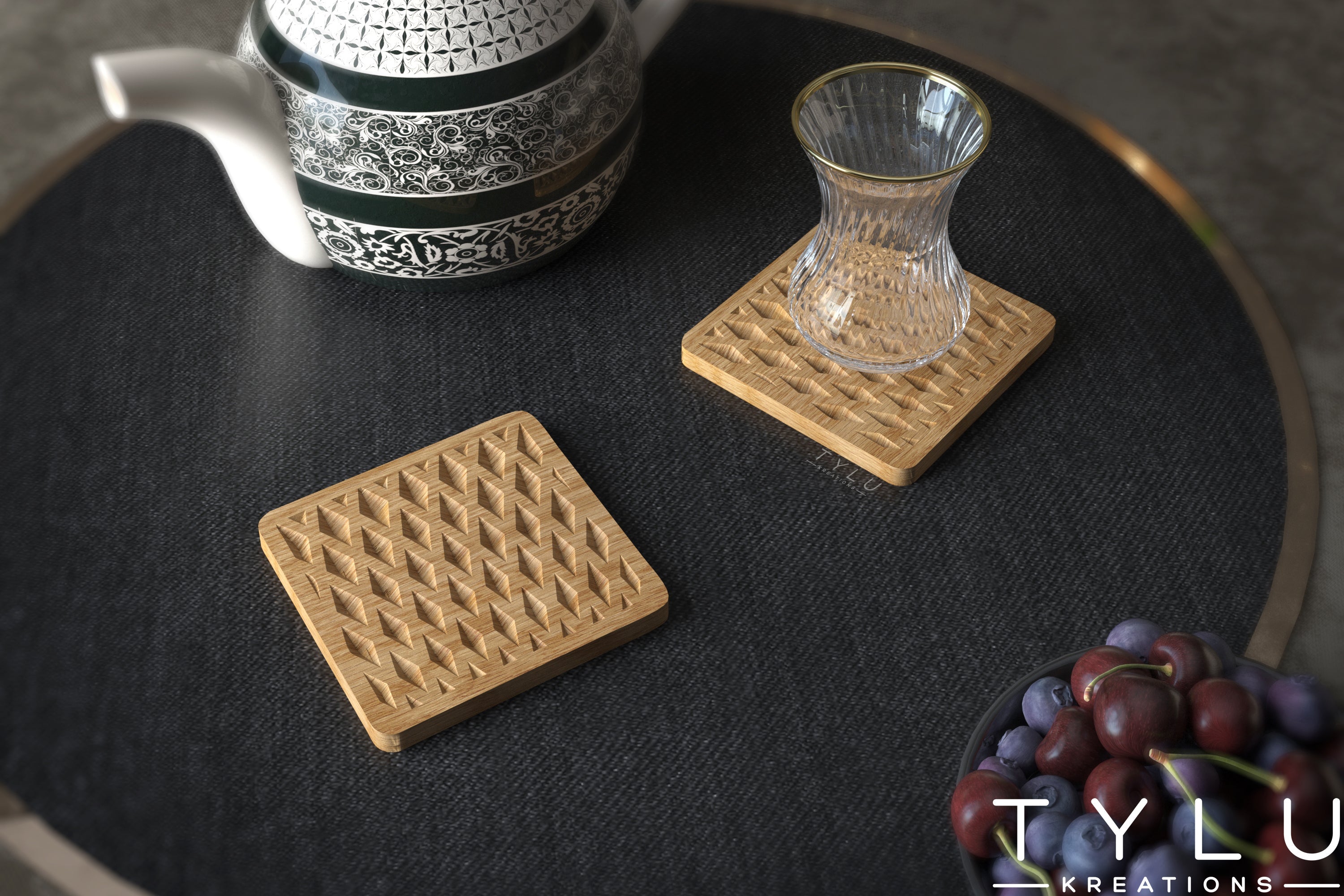 Diamond Coaster (Set of 2)