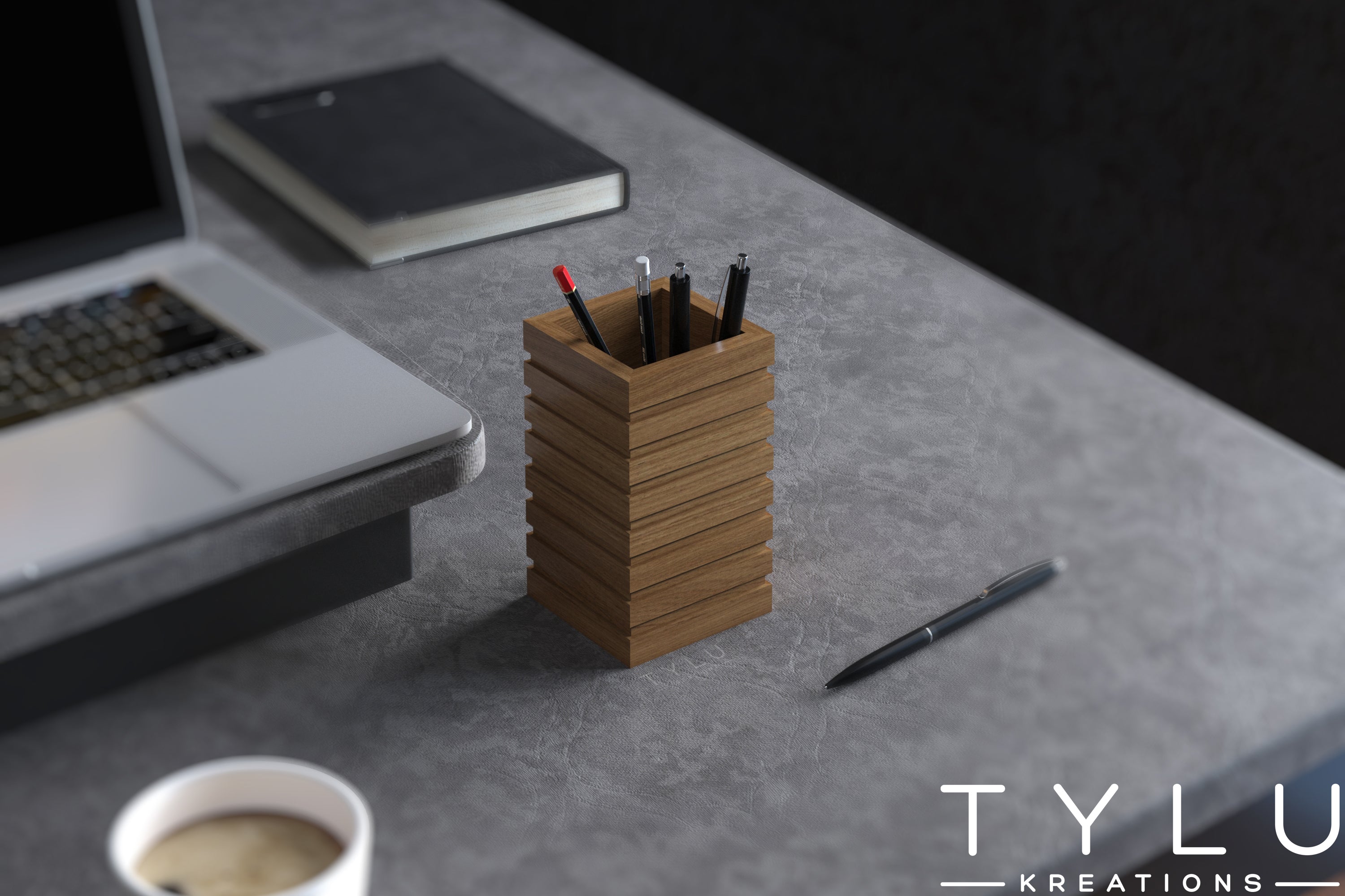 Groove Pen Stand