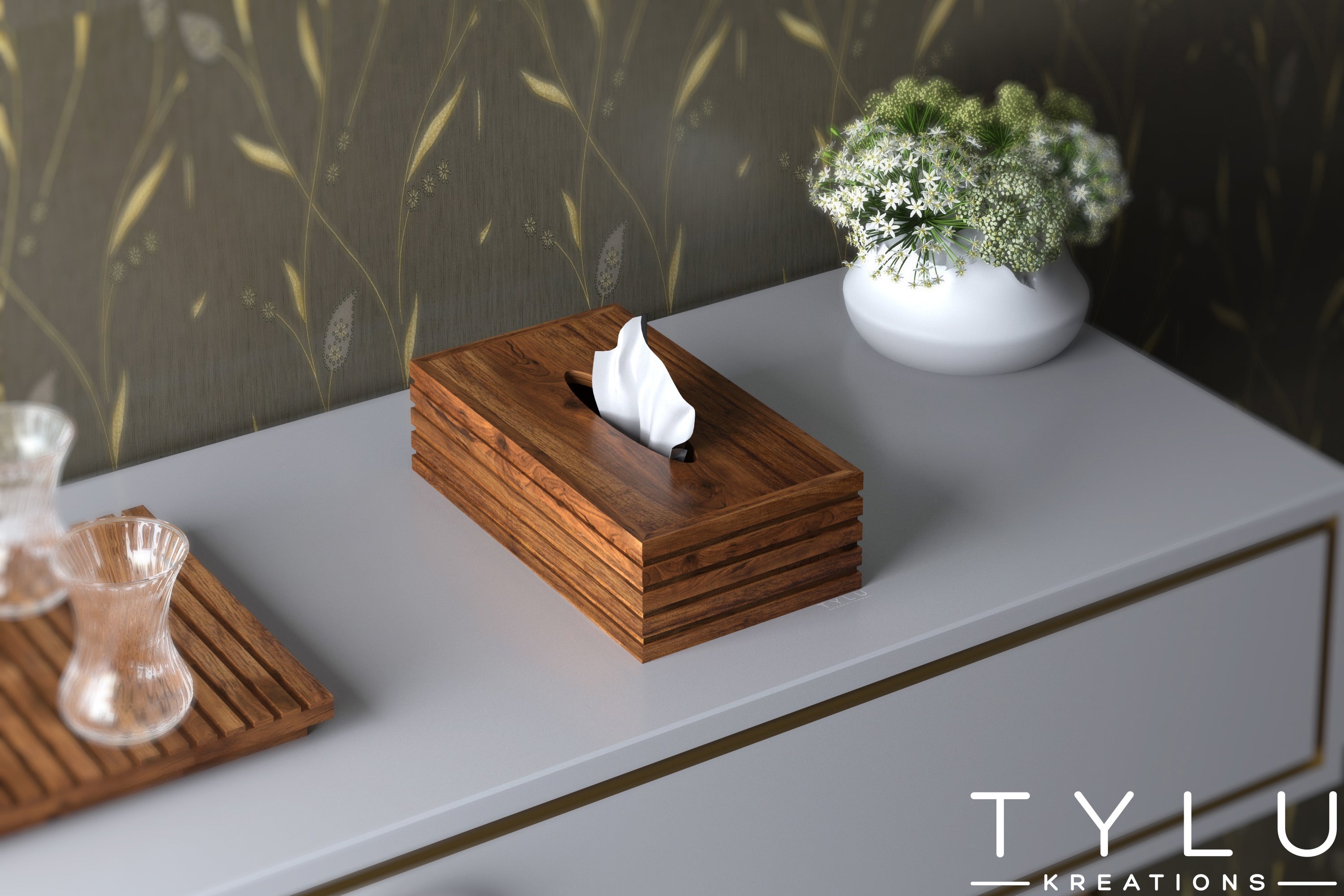 Groove Tissue Box