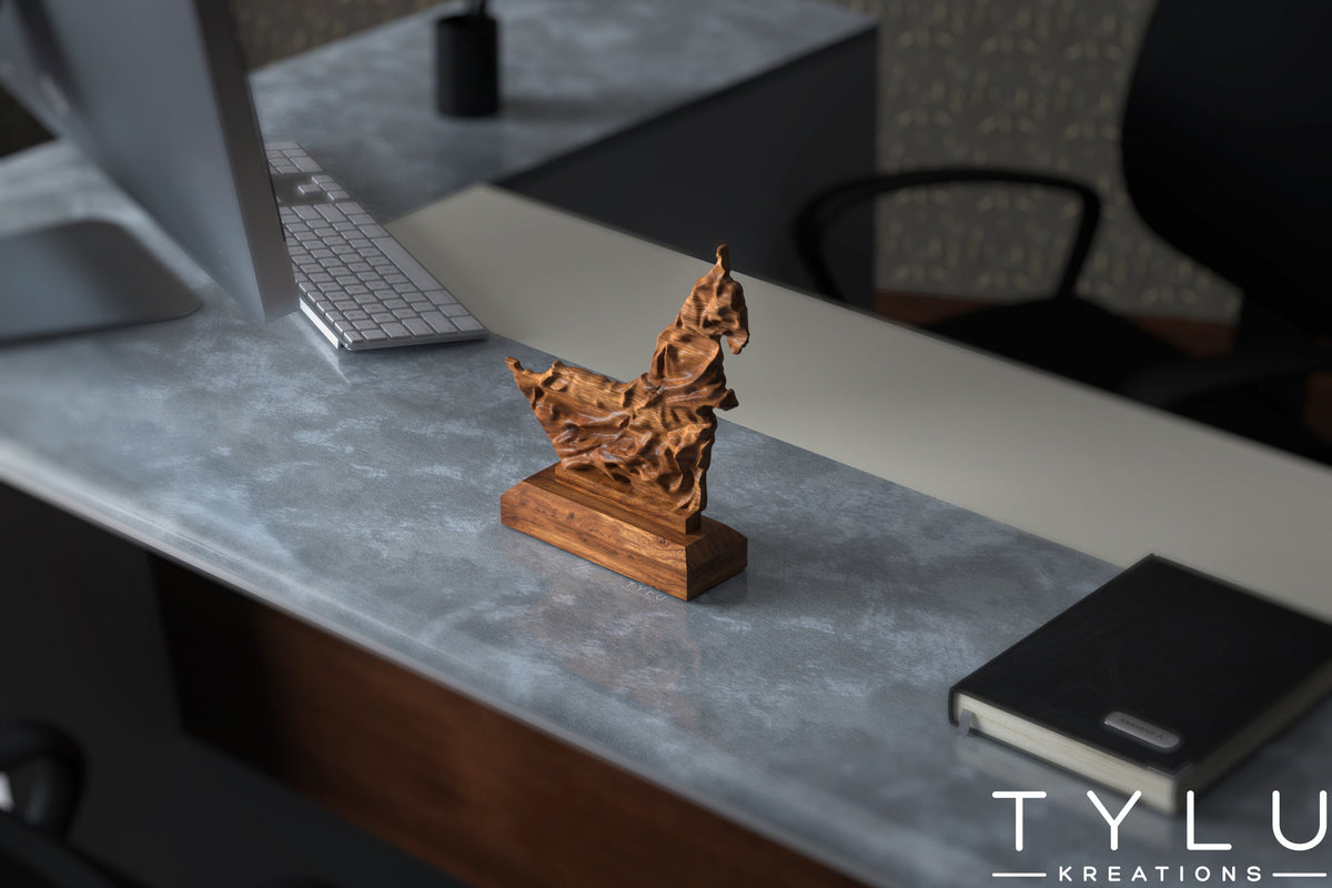 UAE Map Table Decor