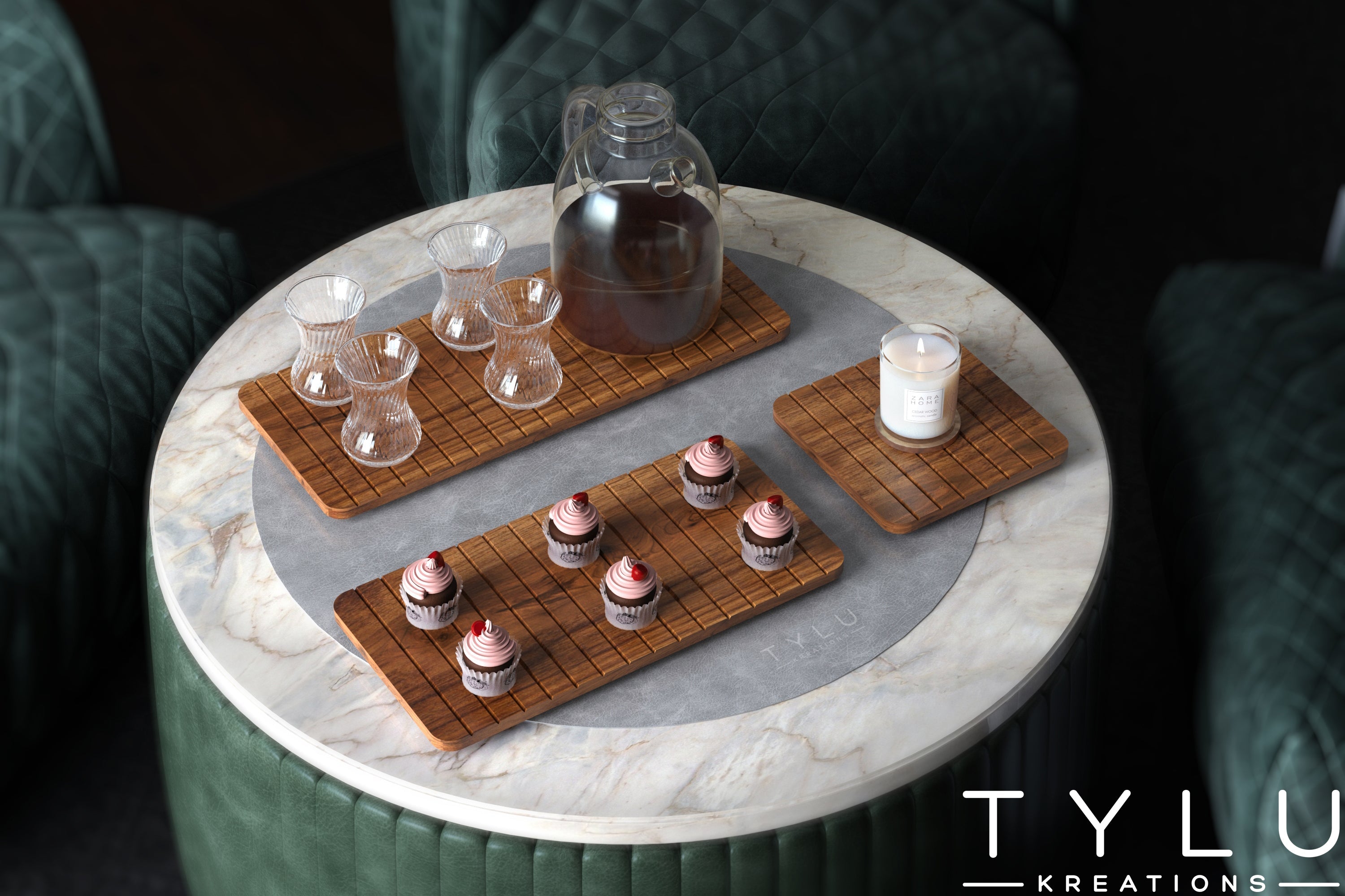Trio Tray Set