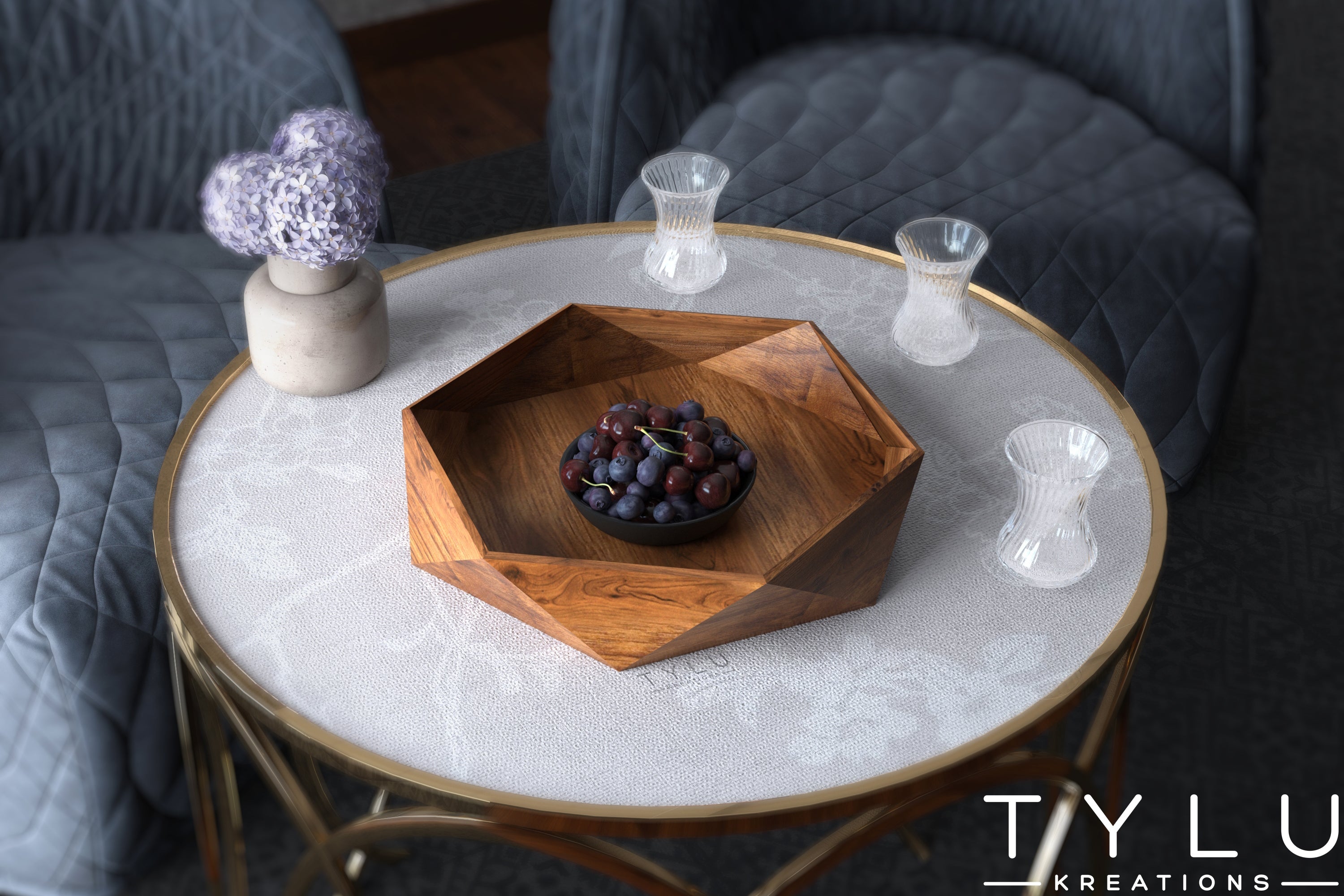 Hexa Serving Tray