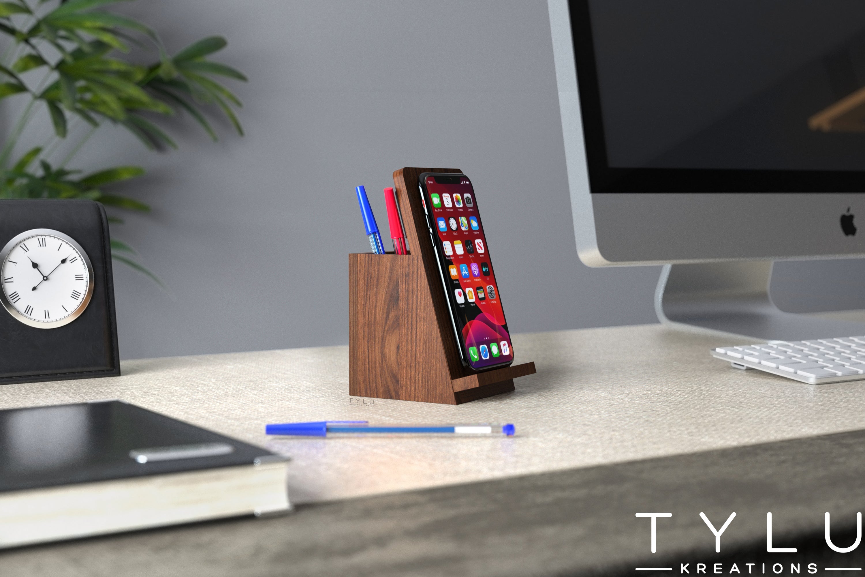 Mobile Stand with Pen Holder