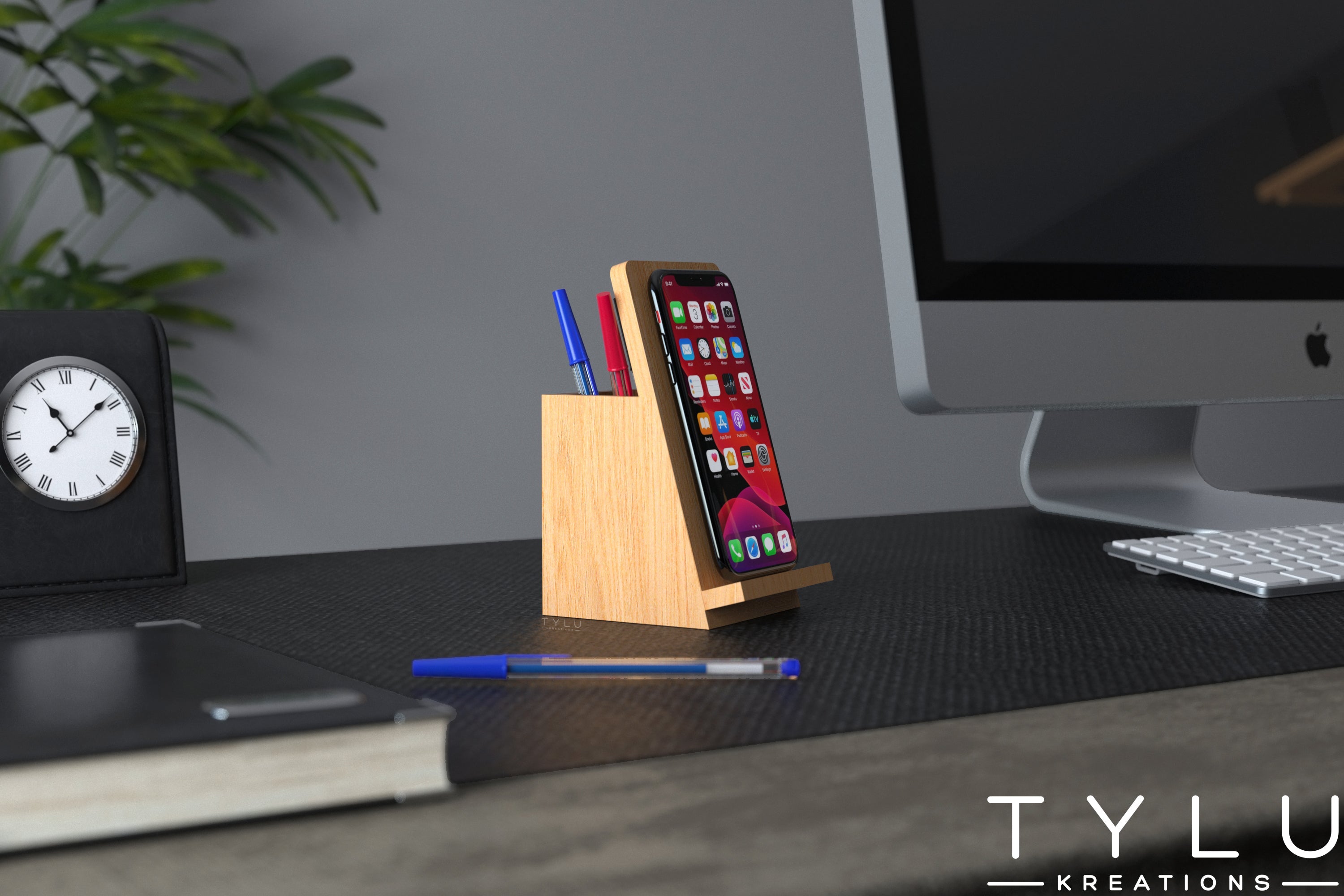 Mobile Stand with Pen Holder