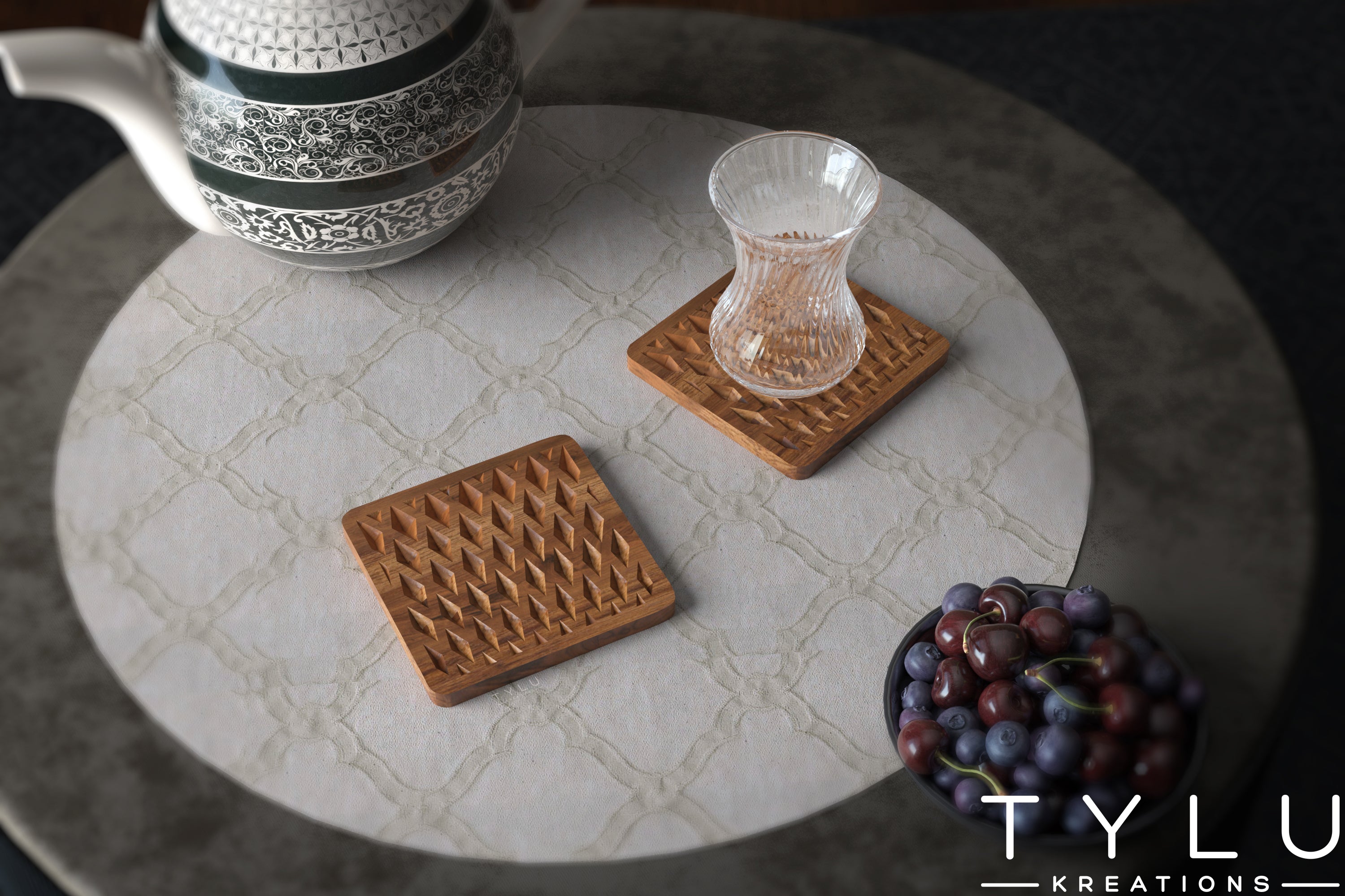 Diamond Coaster (Set of 2)