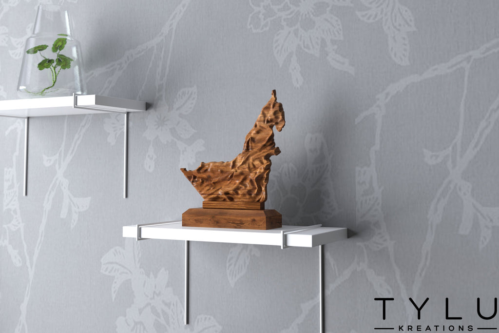 UAE Map Table Decor