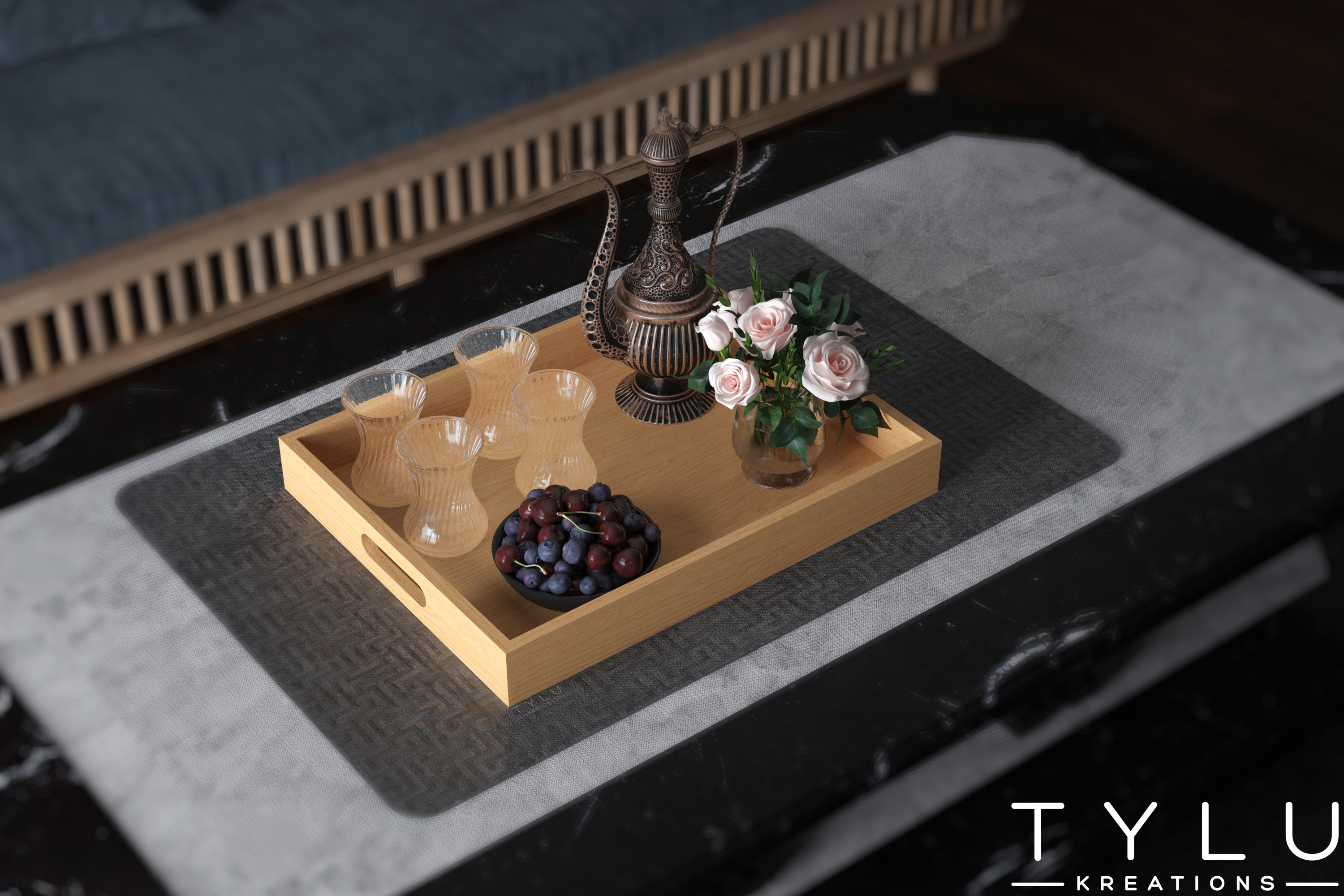 Box Serving Tray