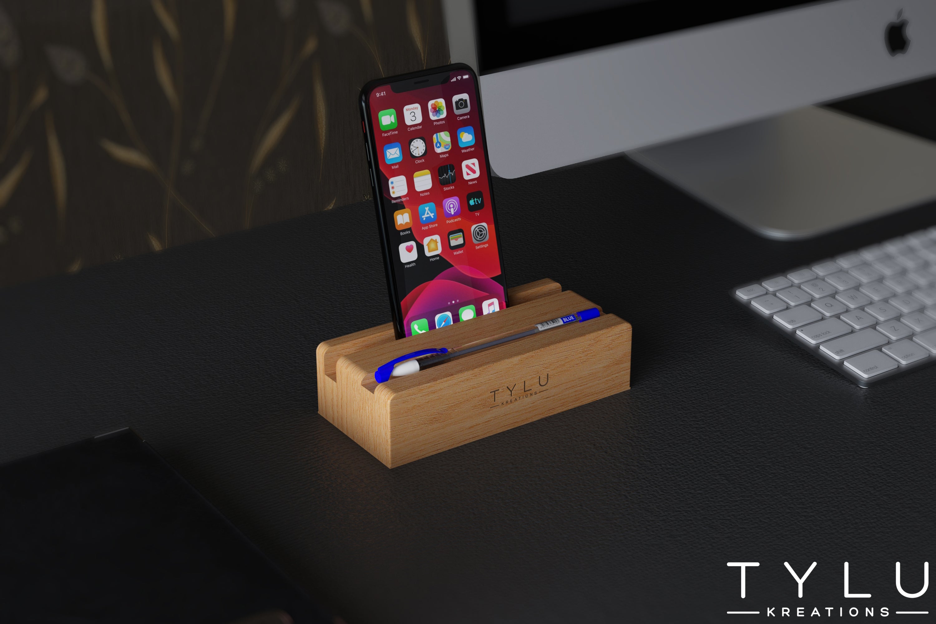 Block Phone Holder