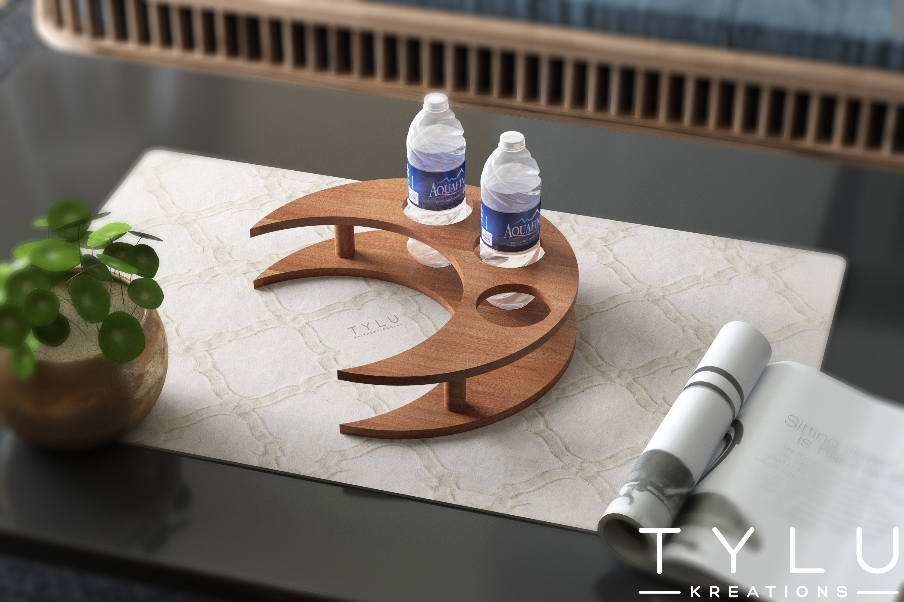 Crescent Bottle Holder