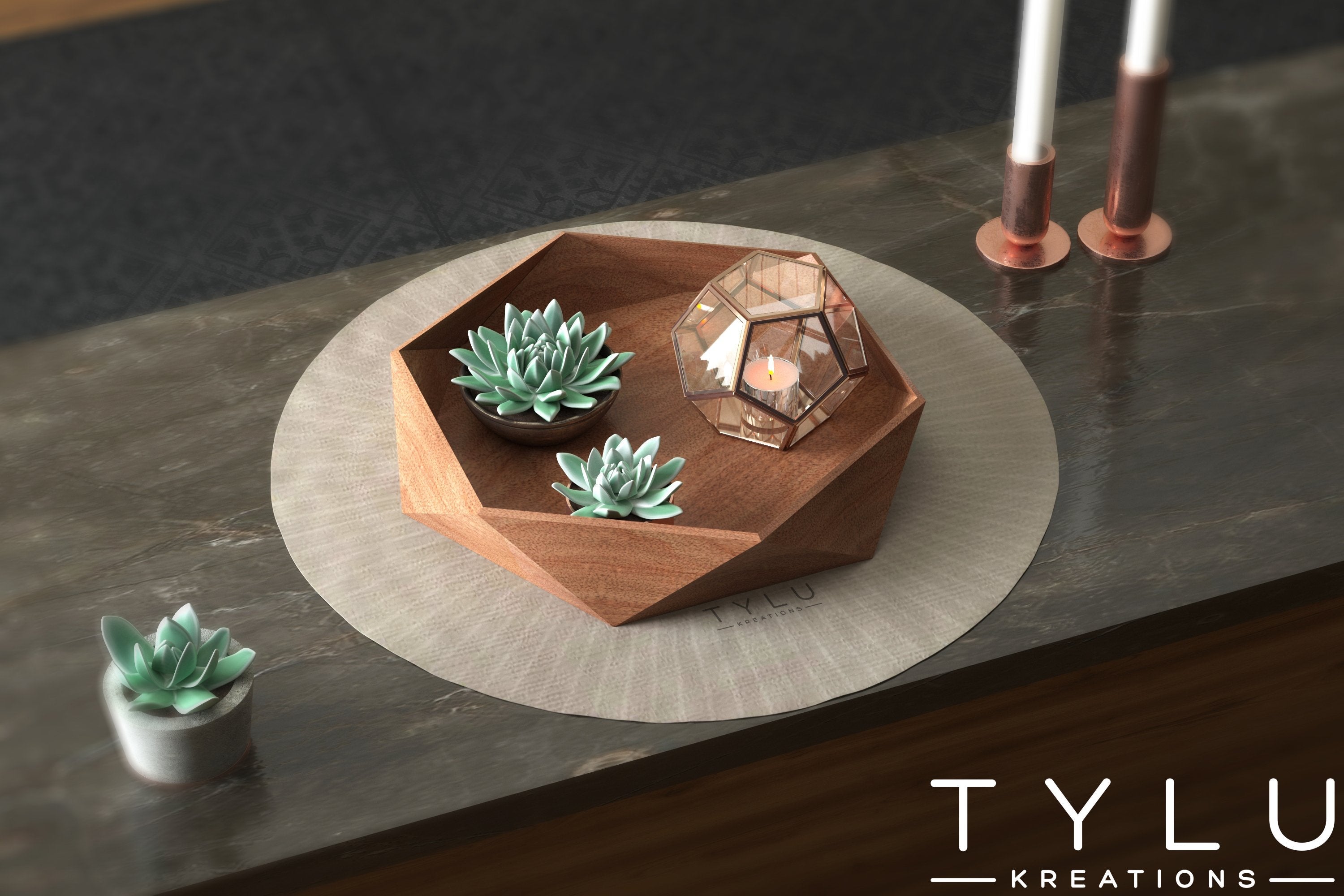 Hexa Serving Tray