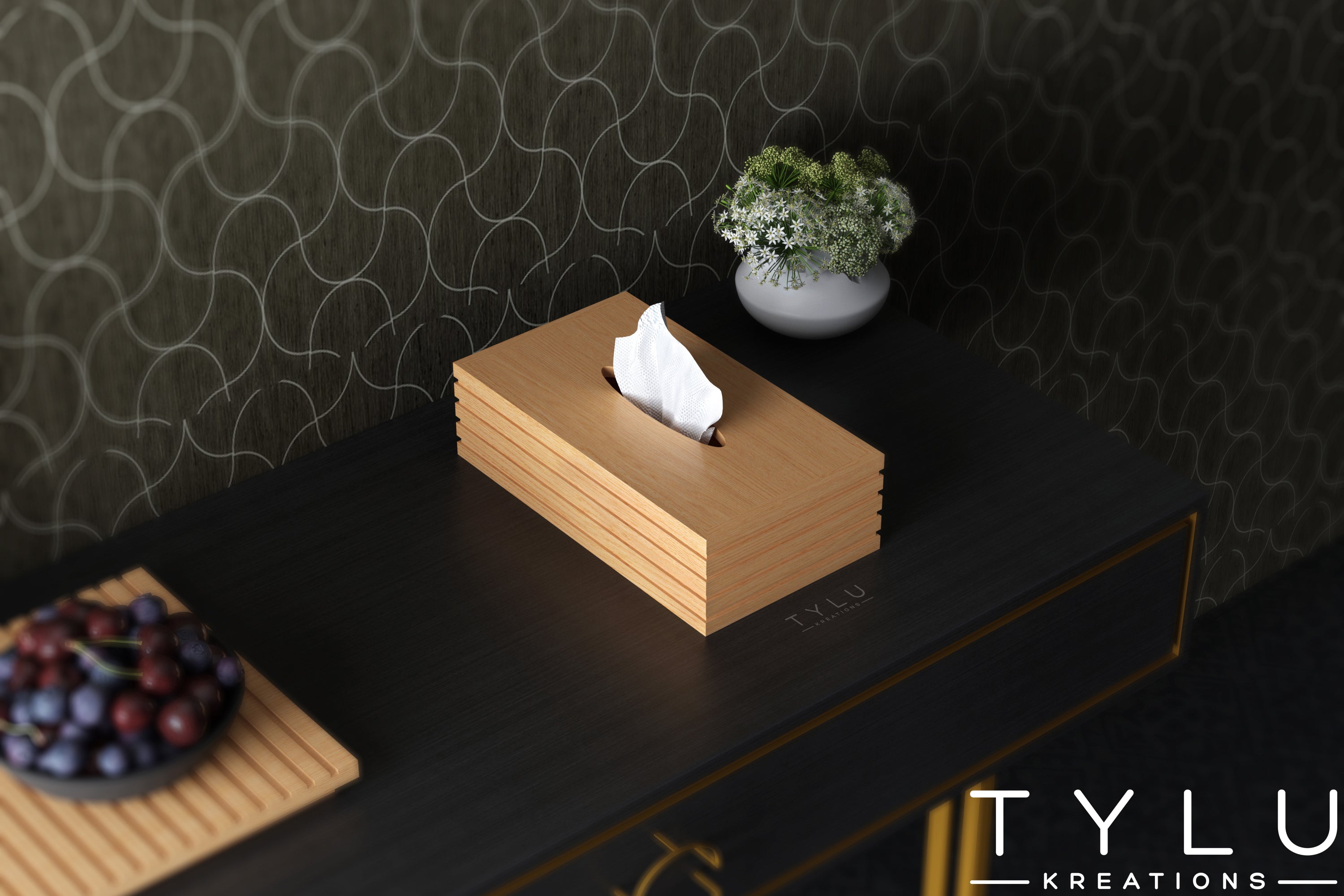 Groove Tissue Box