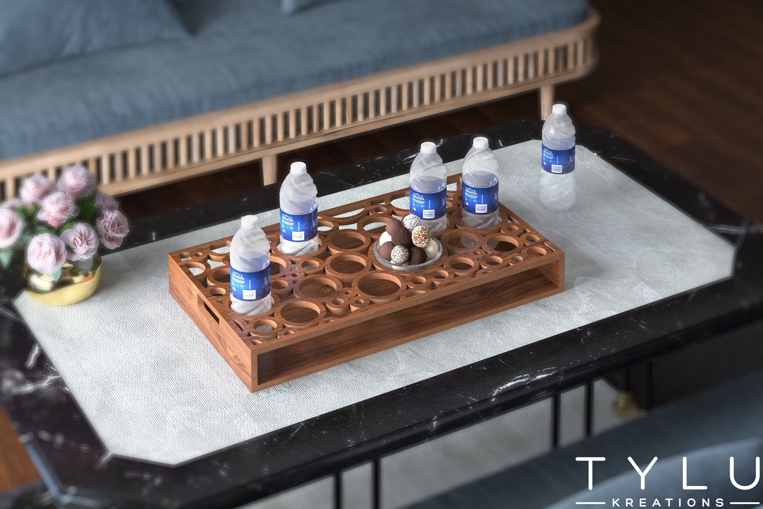 Bubbles Serving Tray