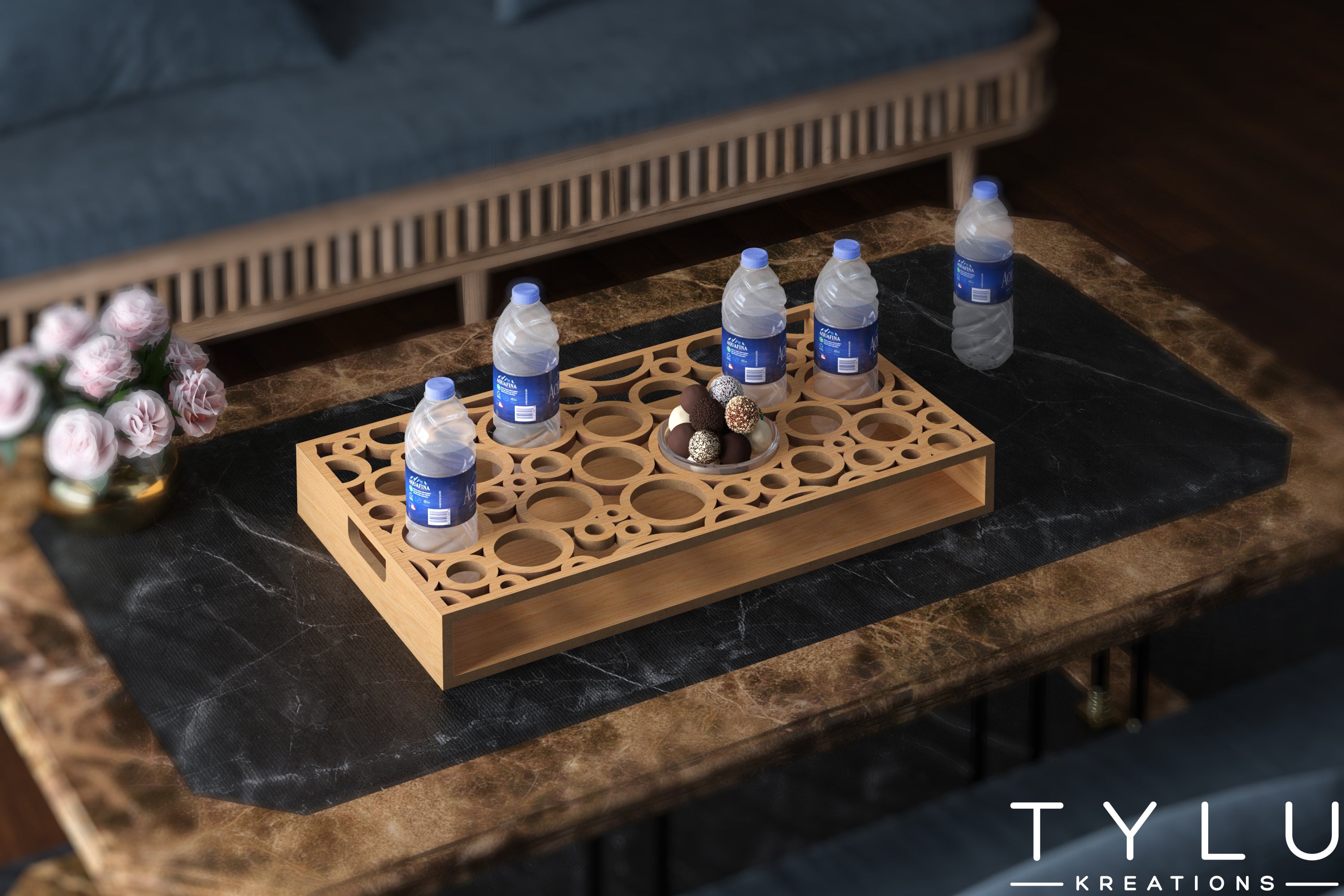 Bubbles Serving Tray