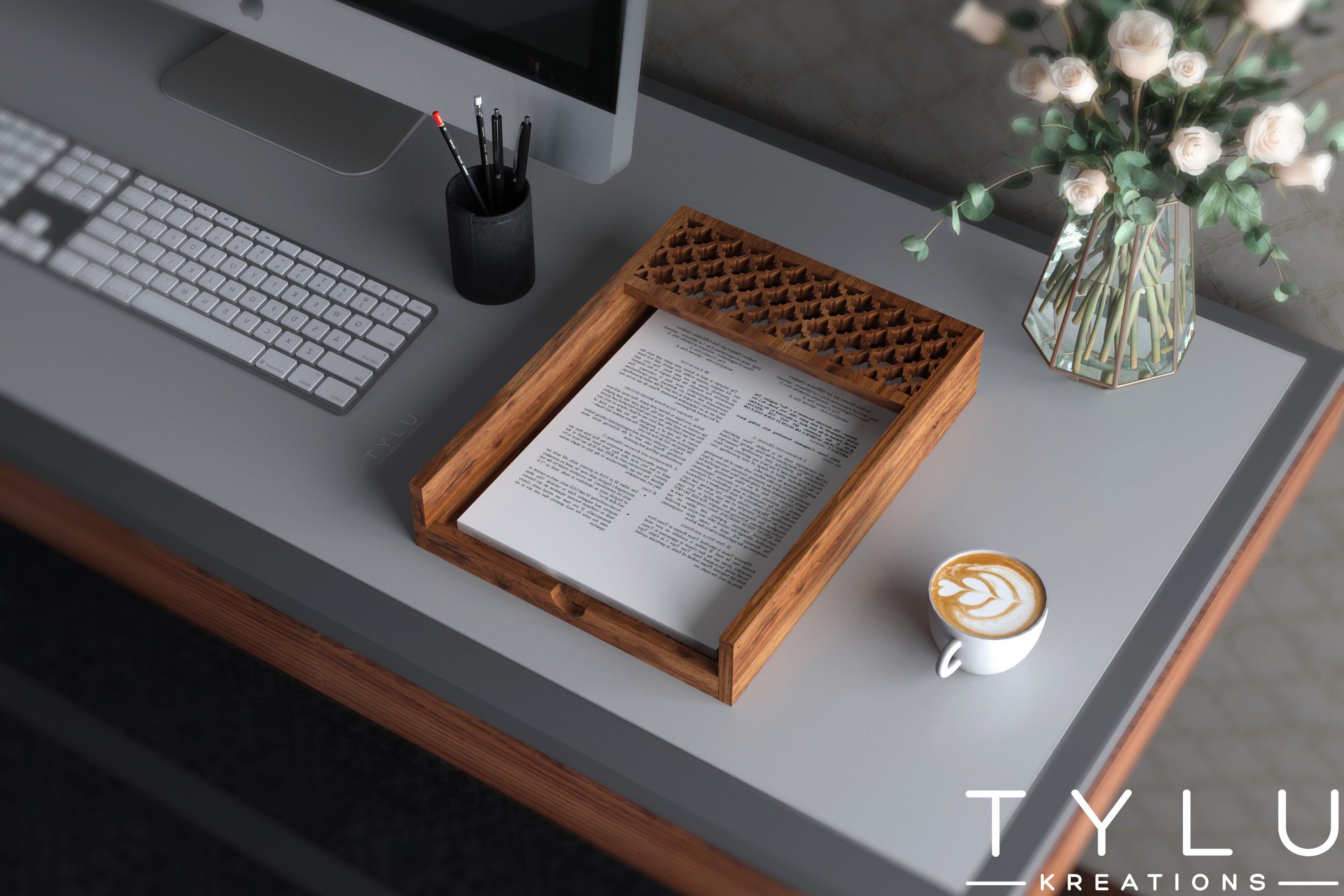 Patterned Document Tray