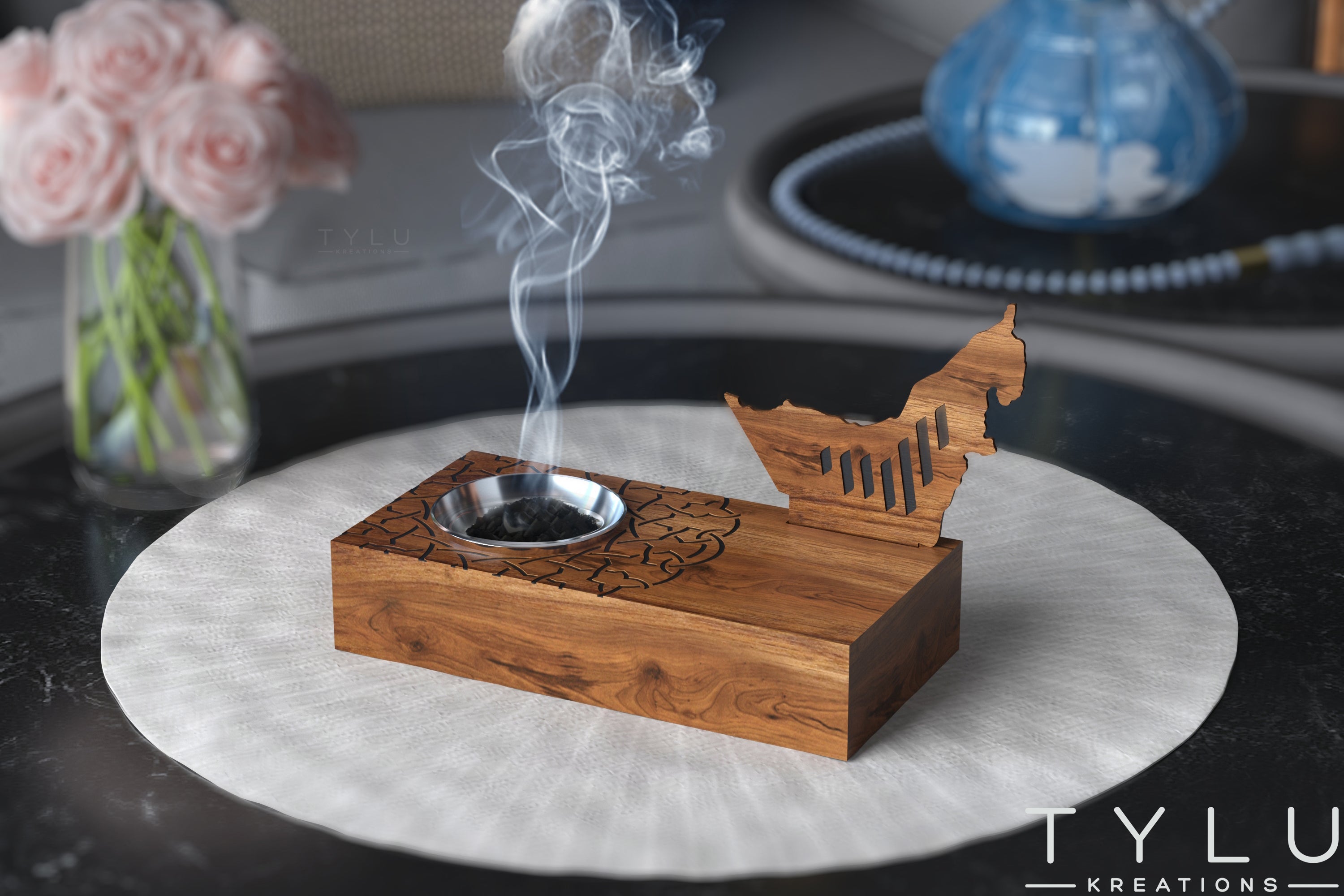 Madkhan Burner With UAE Map