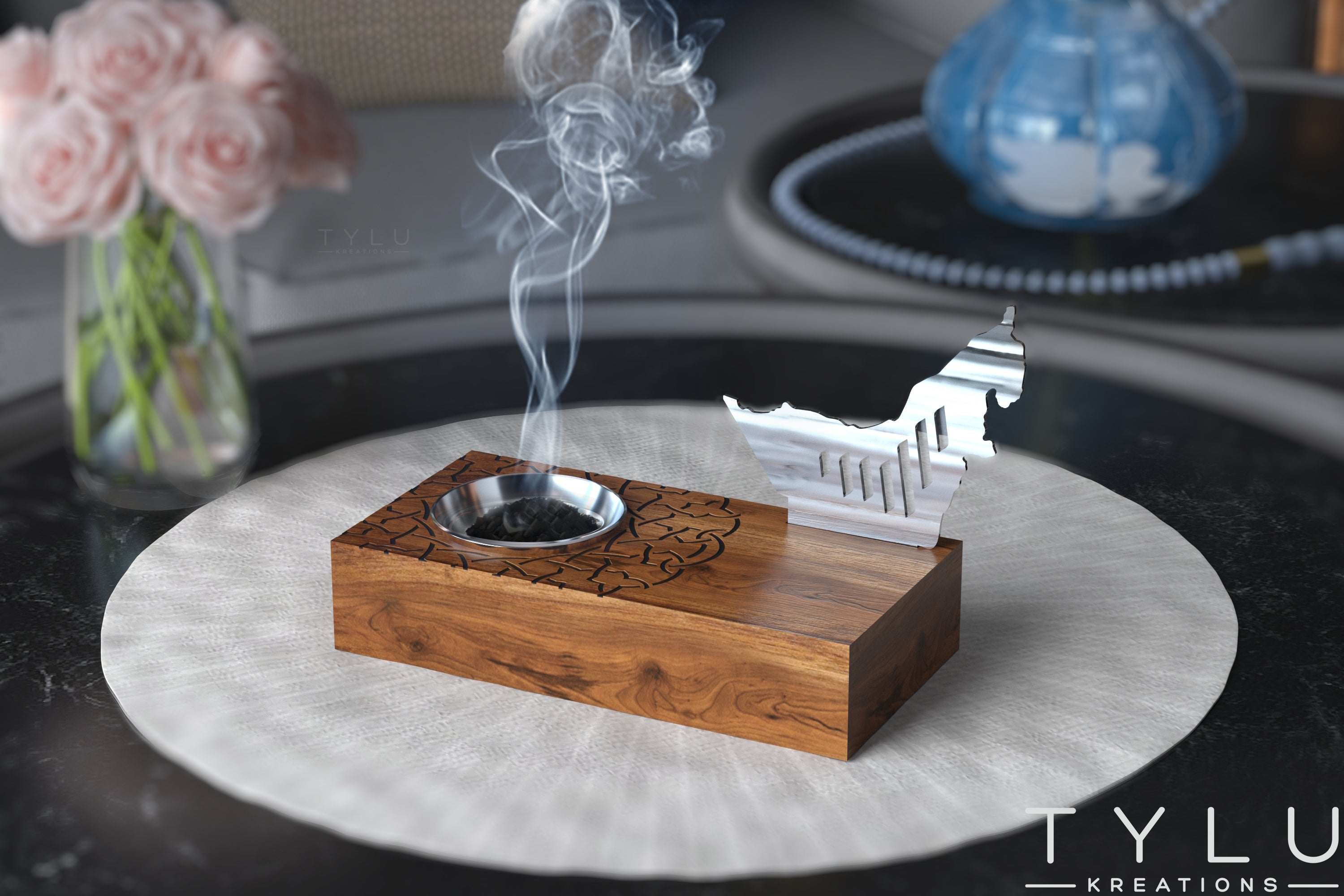 Madkhan Burner With UAE Map