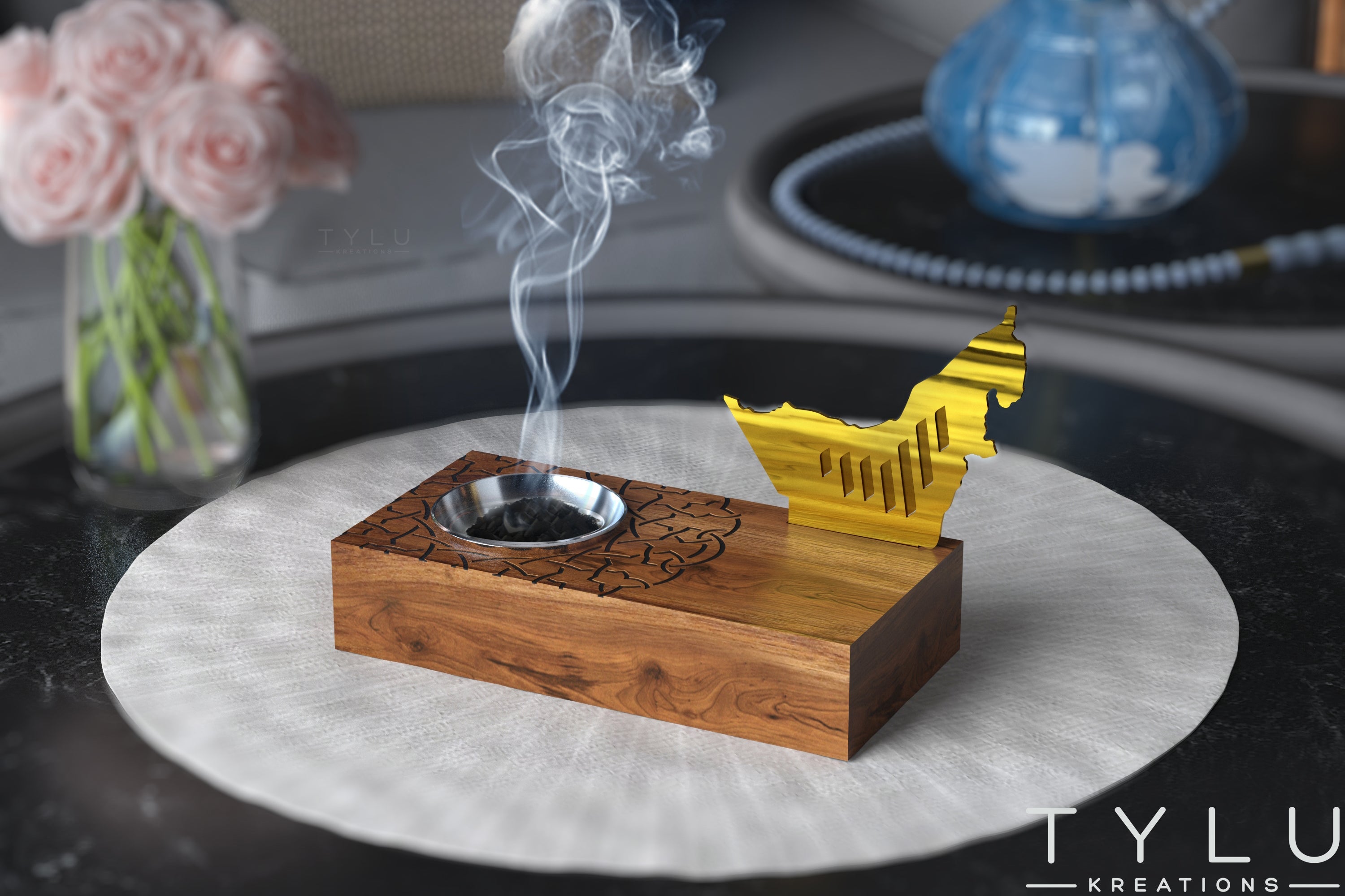 Madkhan Burner With UAE Map