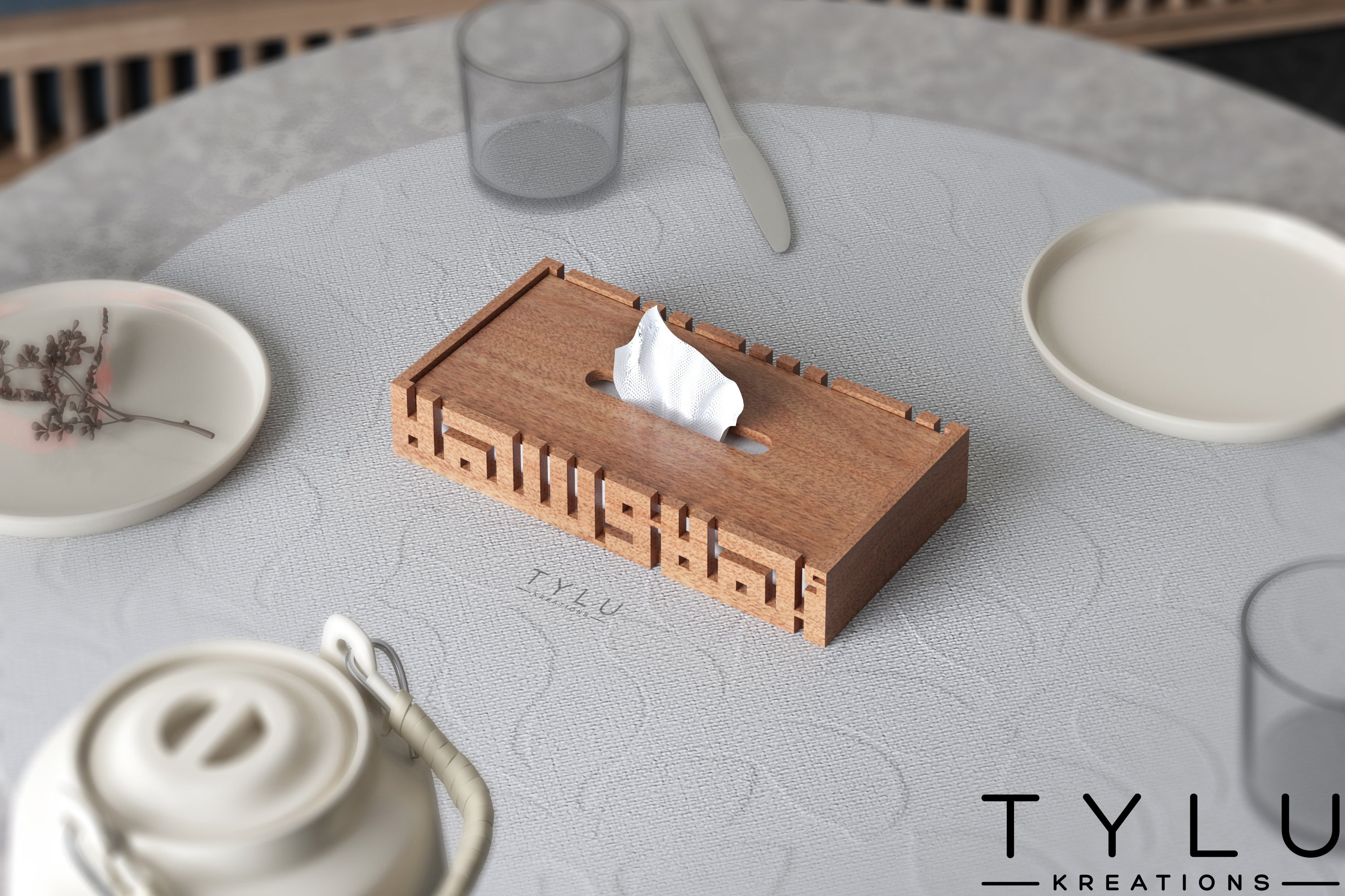 Ahlan Wa Sahlan Tissue Box