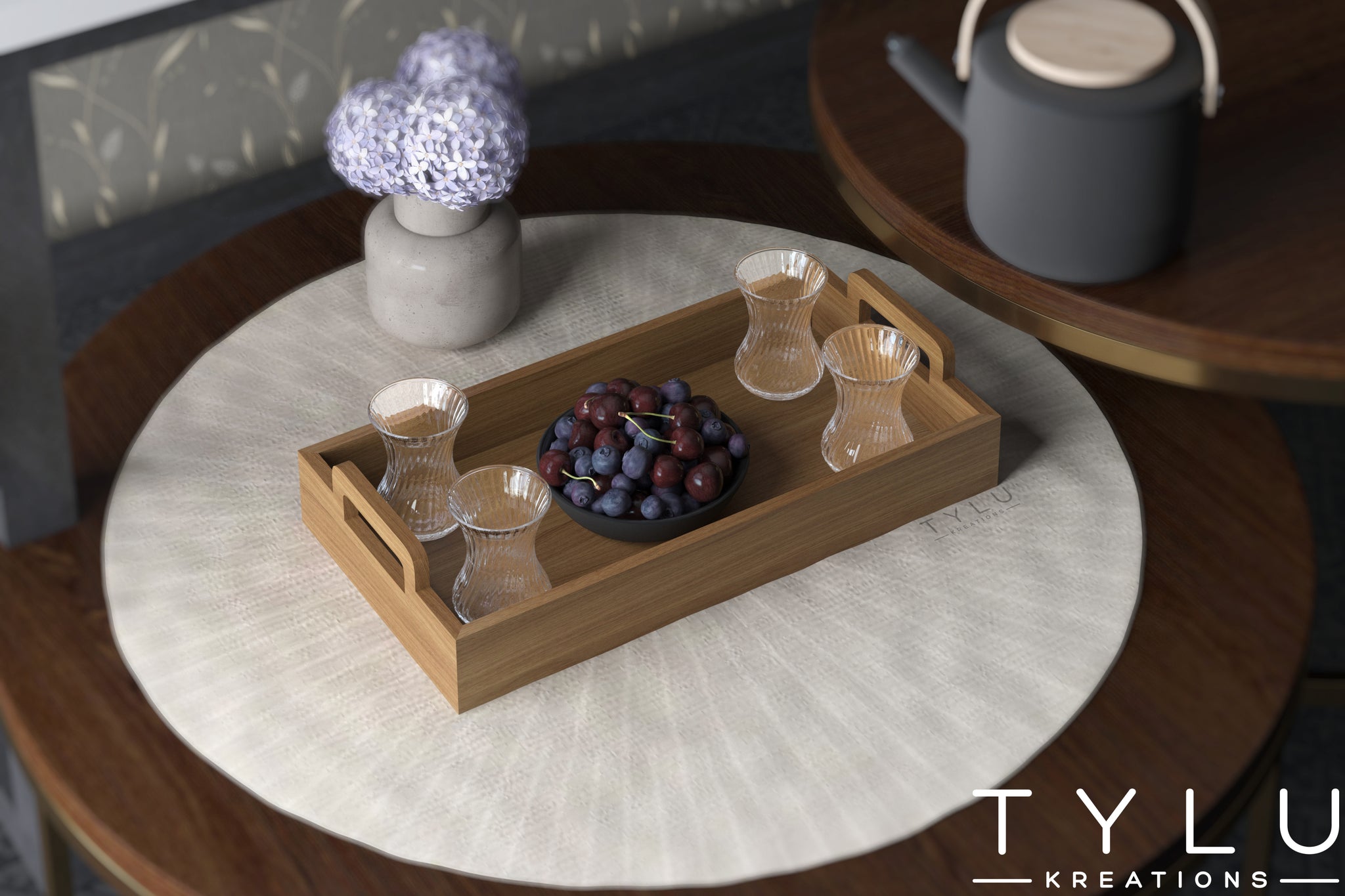 Wooden Serving Tray 4