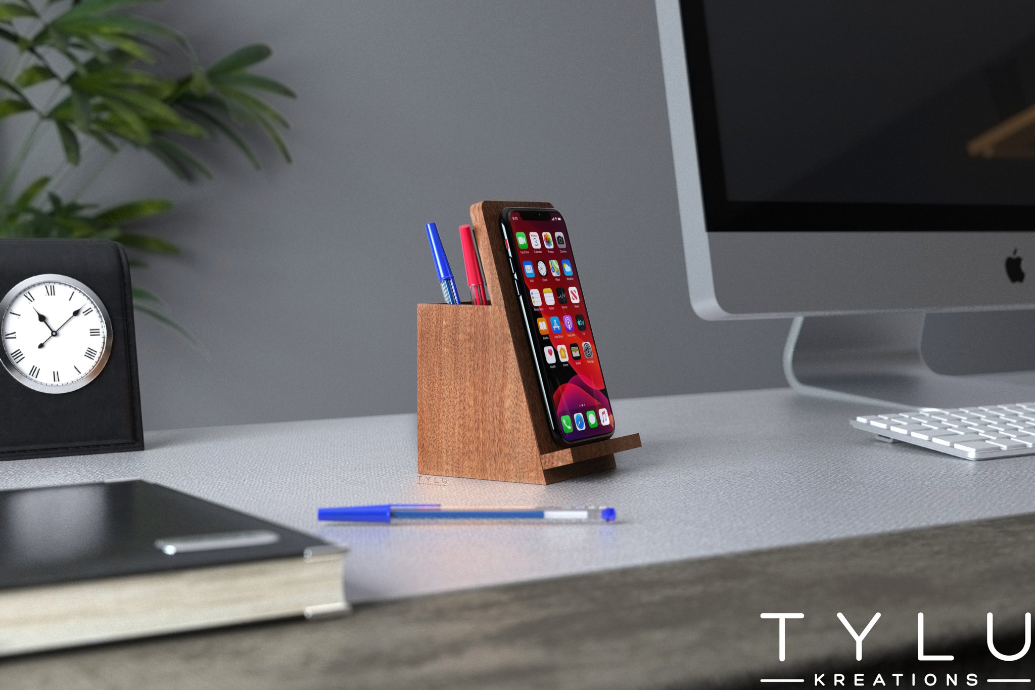 Mobile Stand with Pen Holder